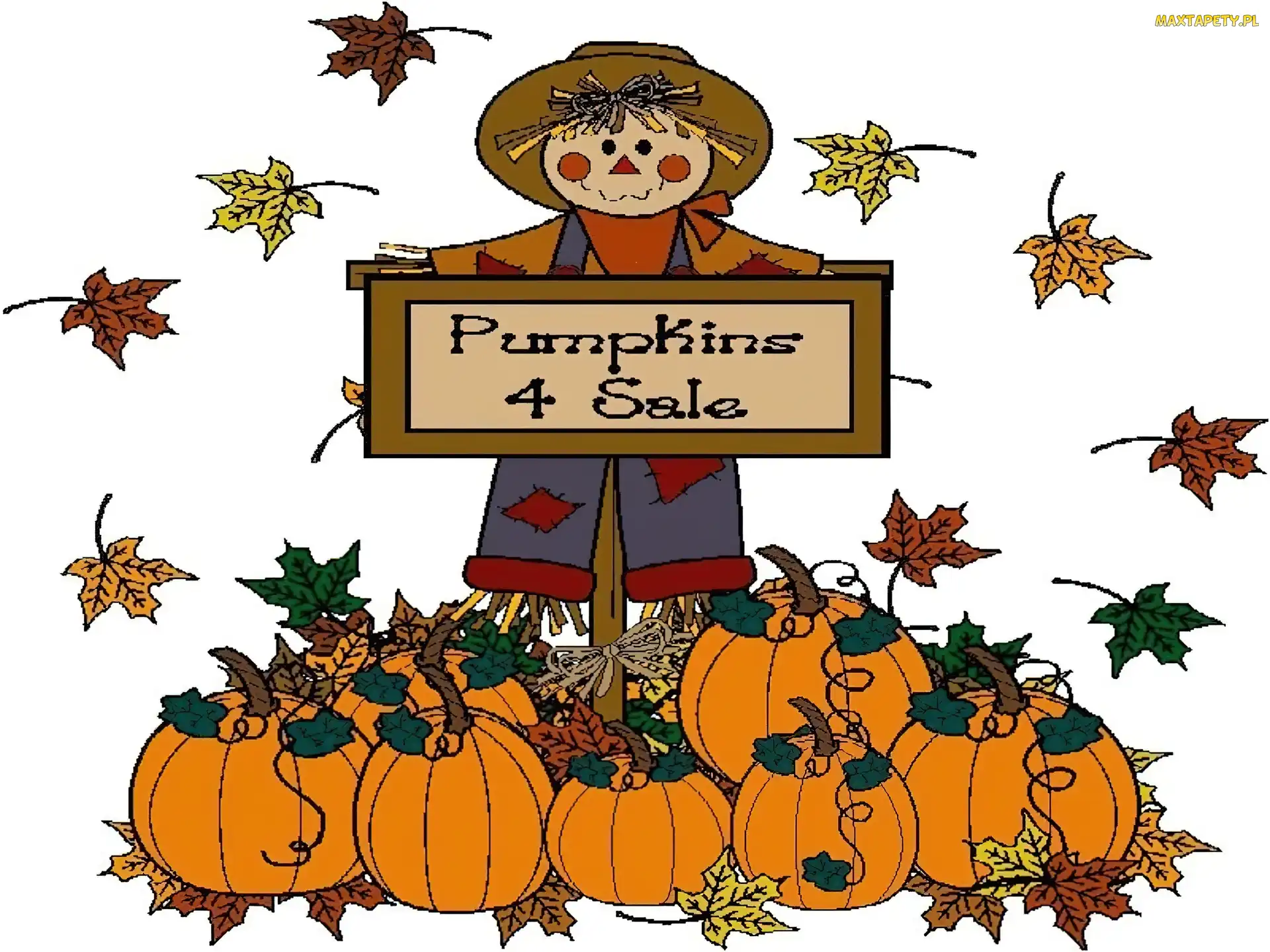strach na wróble , dynie, Halloween