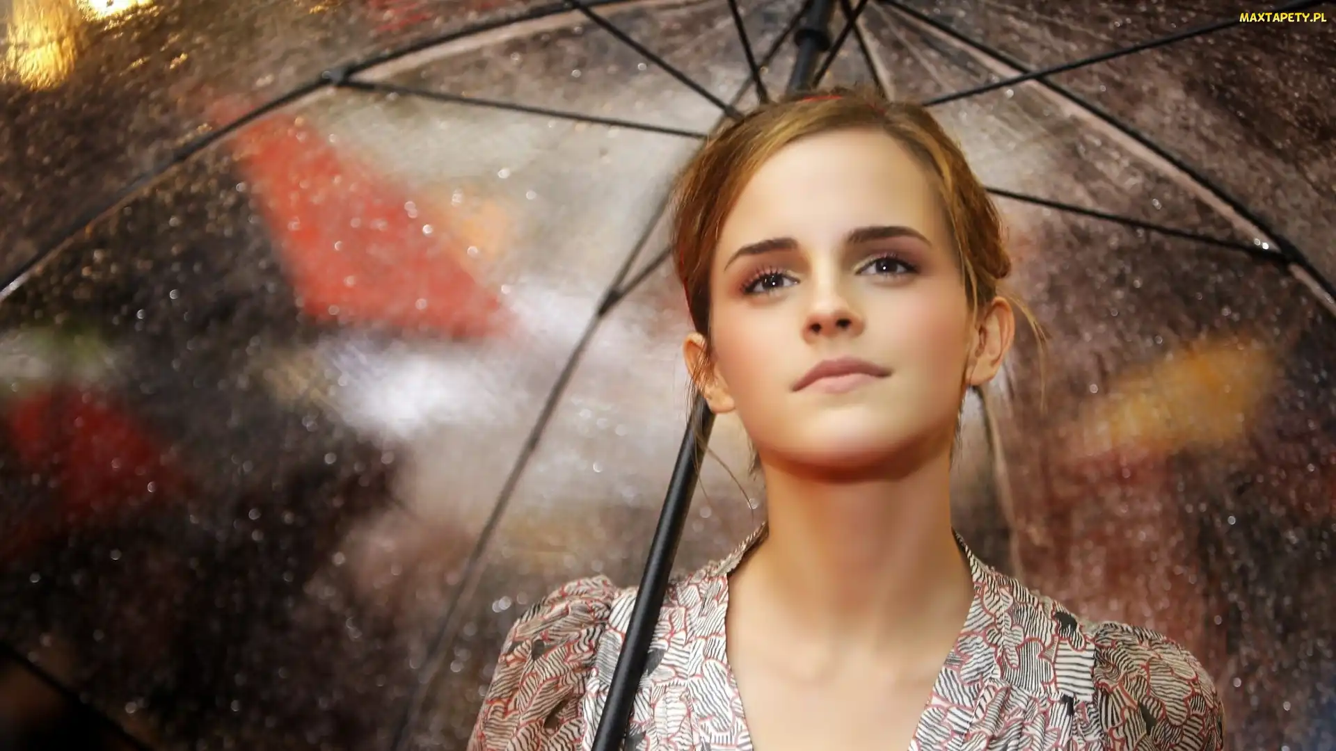Parasolka, Deszcz, Emma Watson