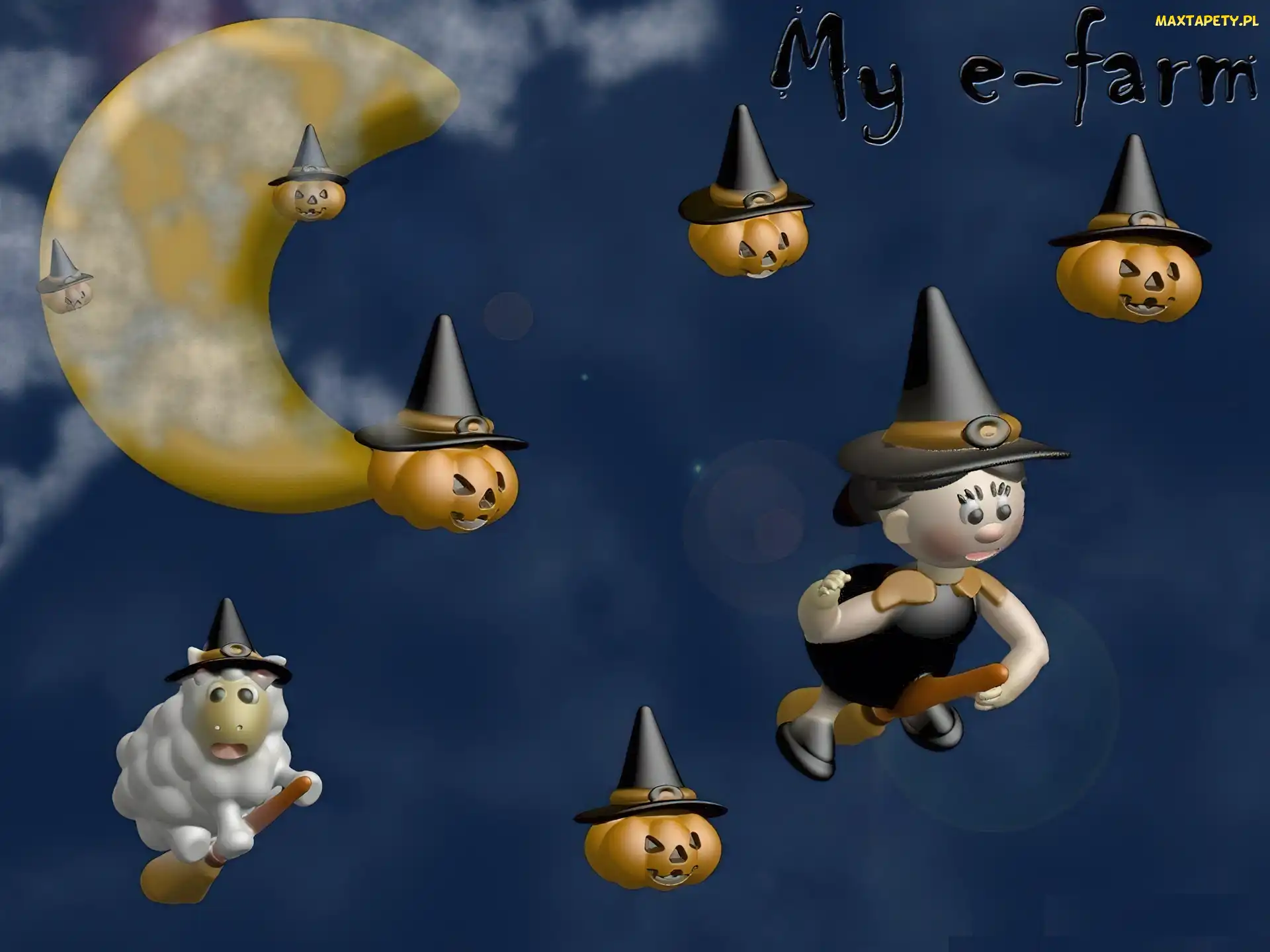 Halloween, latająca owca