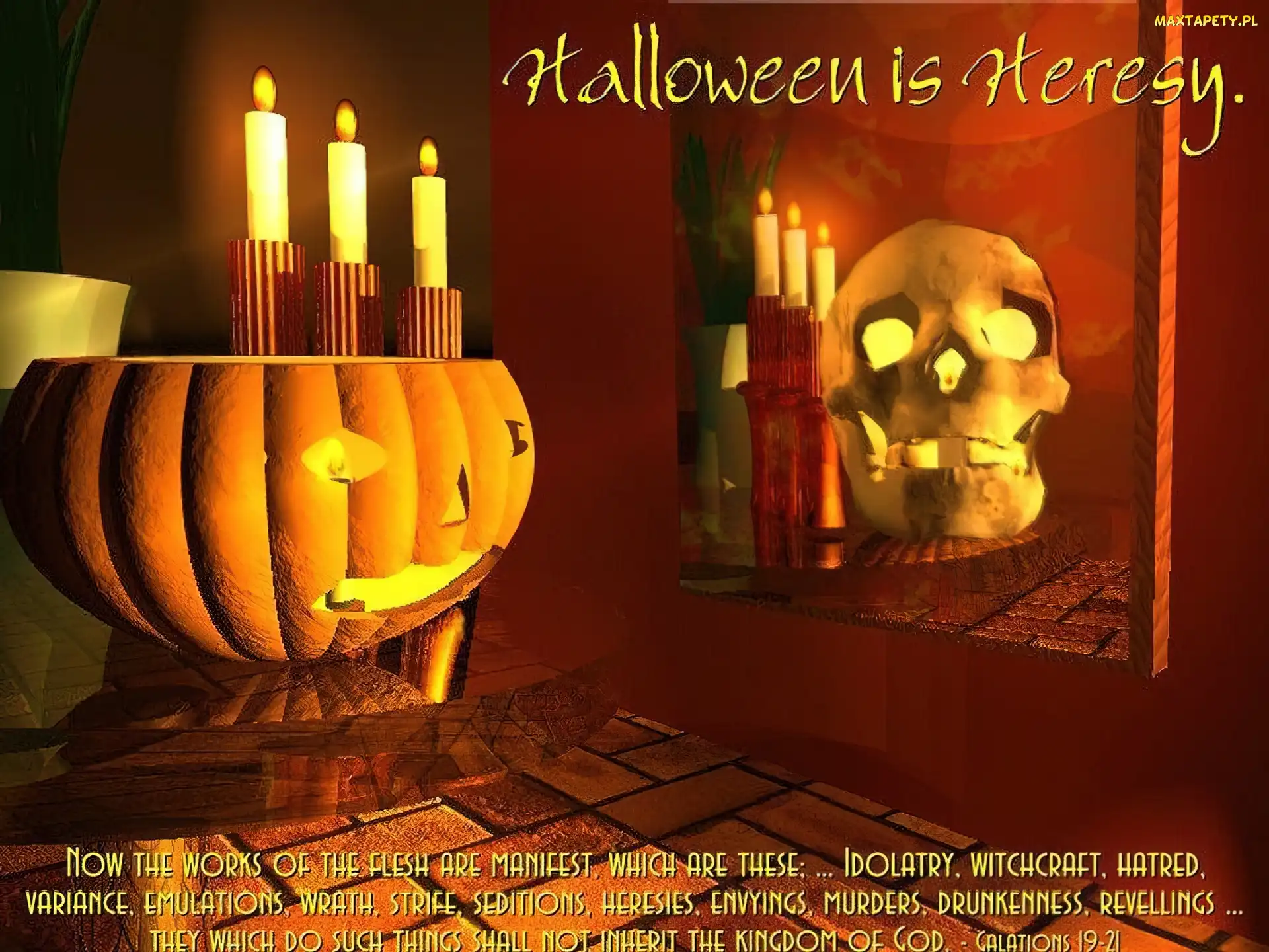 Halloween, czaszka