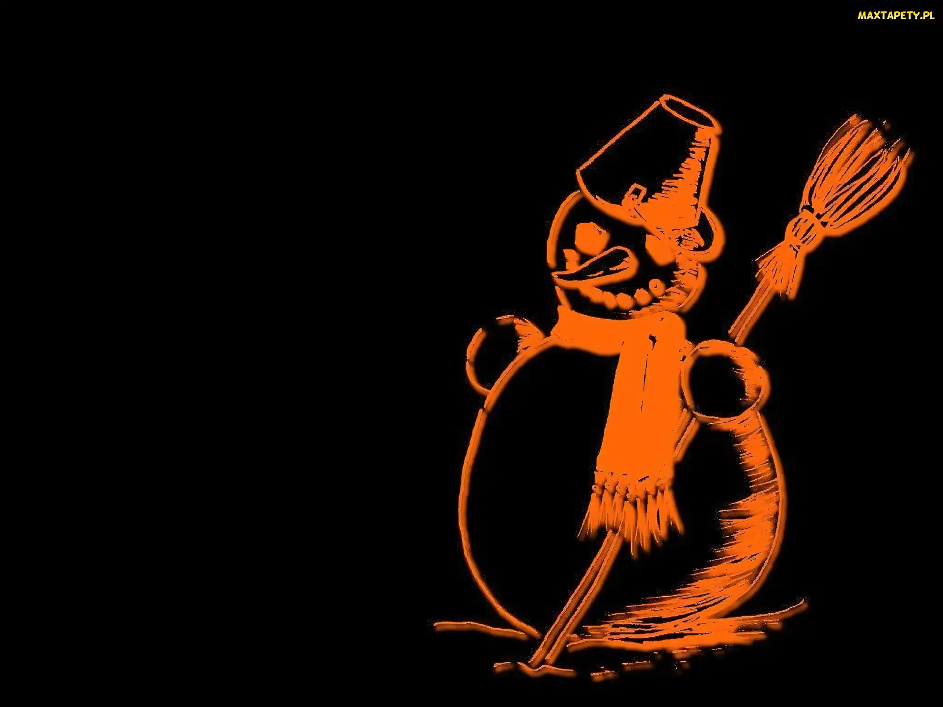 Halloween, bałwanek