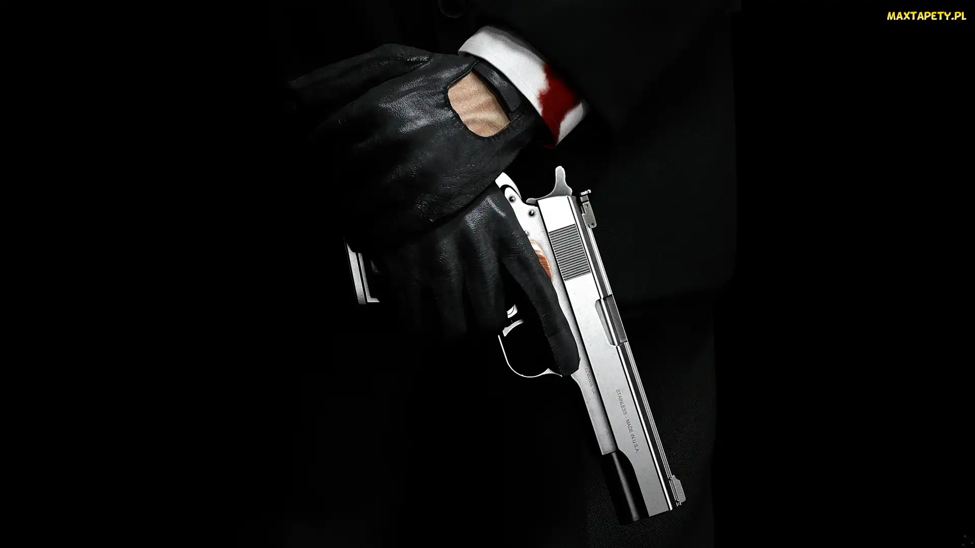 Broń, Hitman, Dłonie, Pistolet