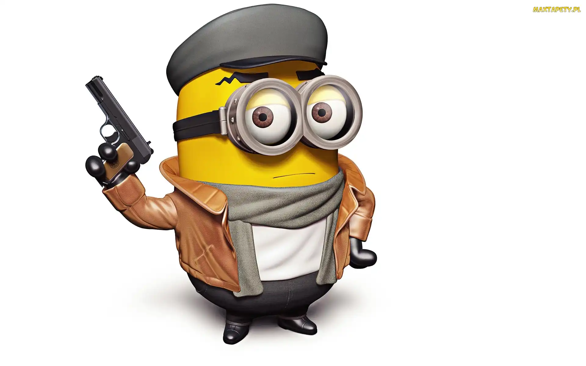 Pistolet, Minionek, Czapka, Okulary, Postać