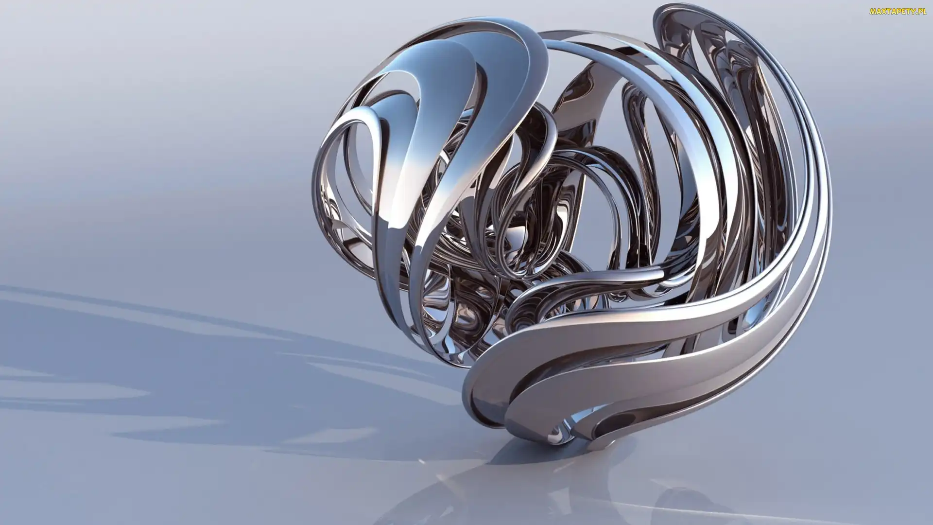 Metalowa, 3D, Abstrakcja