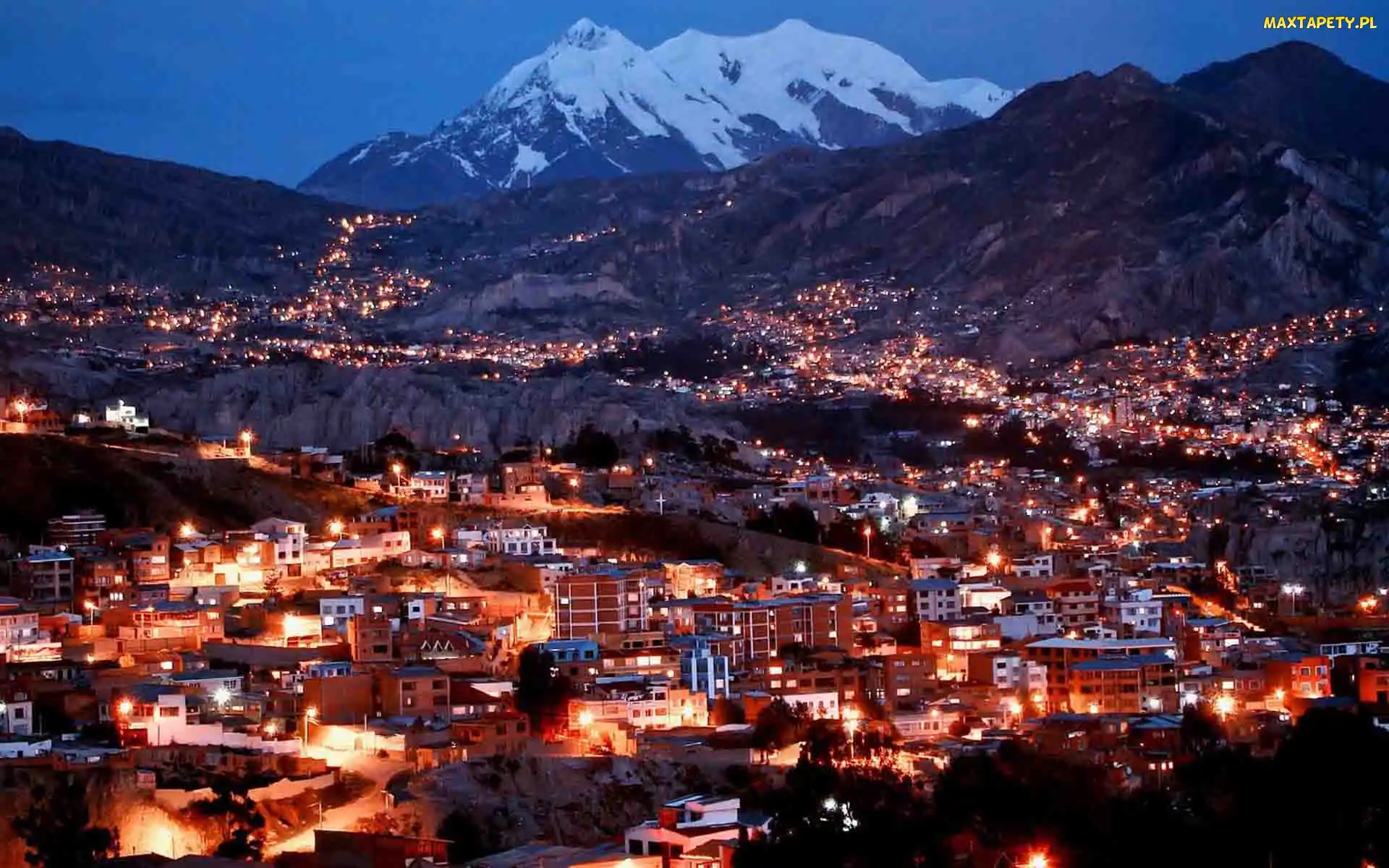 Góry, Miasto, Boliwia, La Paz
