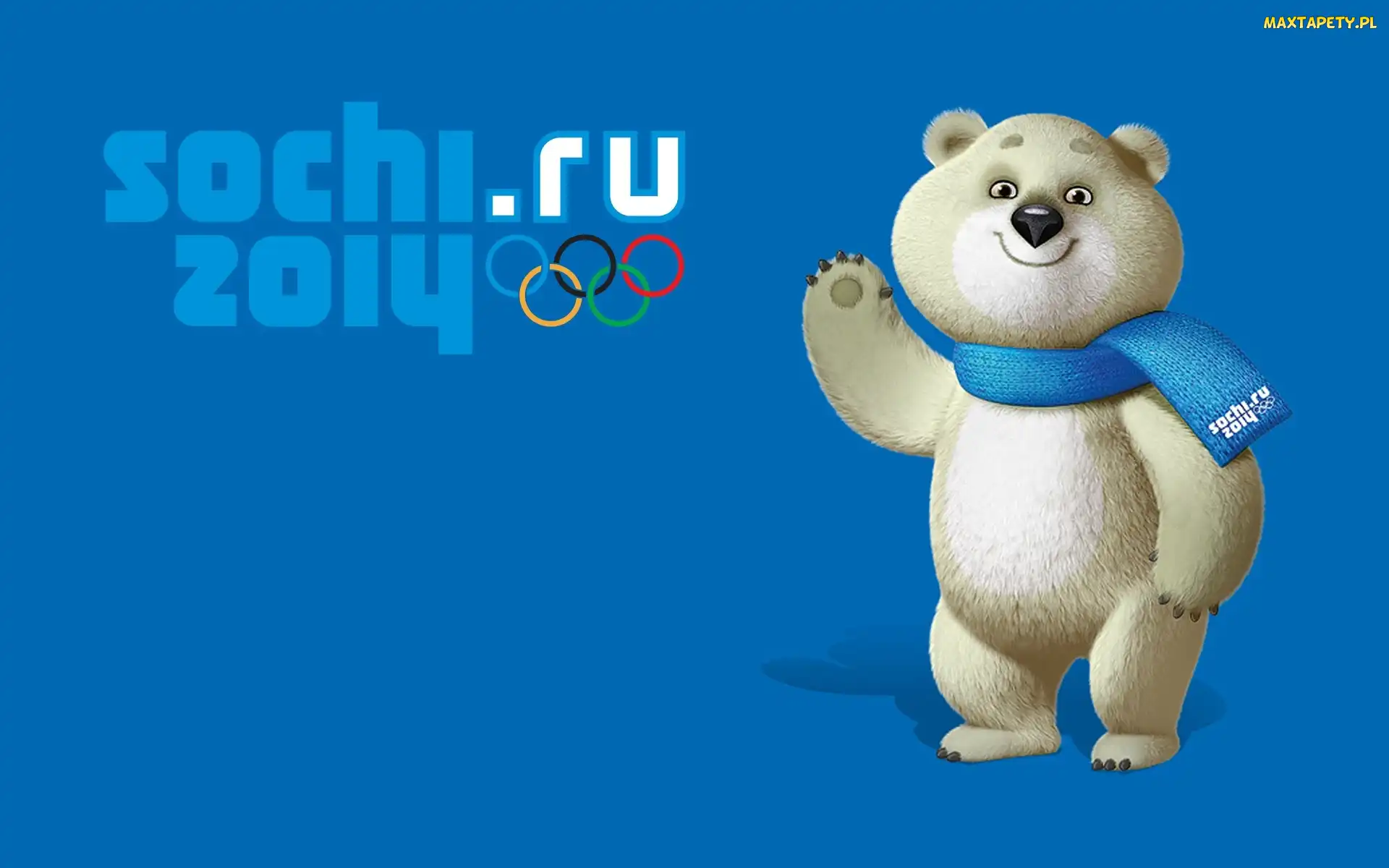Miś, Szalik, Sochi 2014