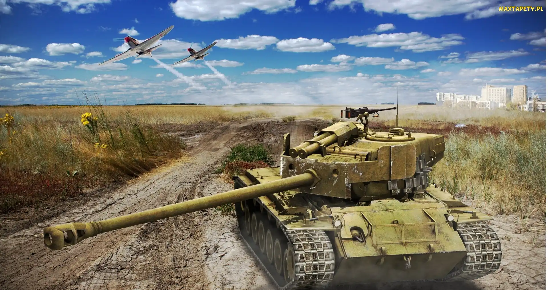 Pola, M26 SuperPershing, Samolotów, Nalot, Czołg