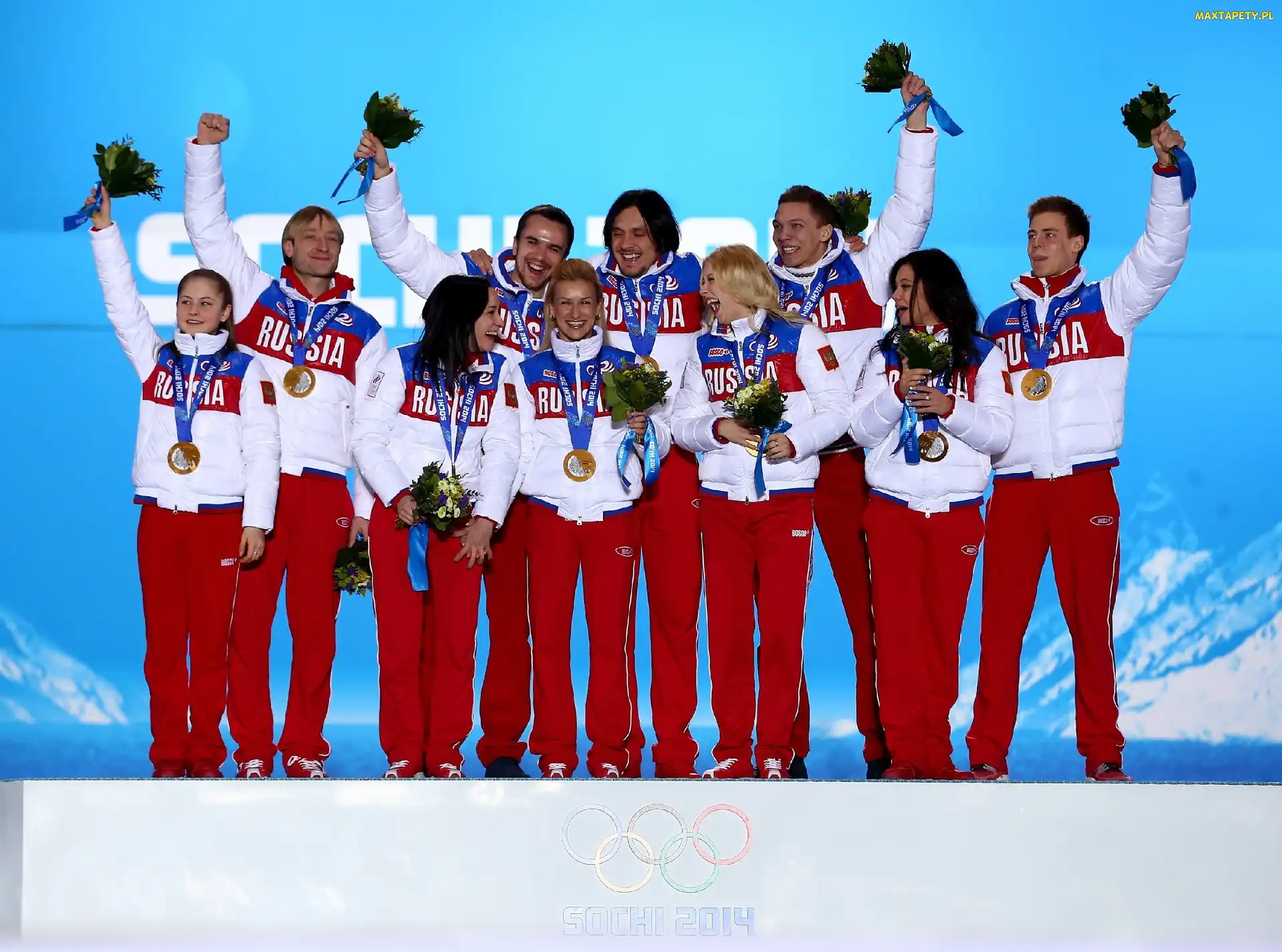 Rosyjscy, Podium, Łyżwiarze
