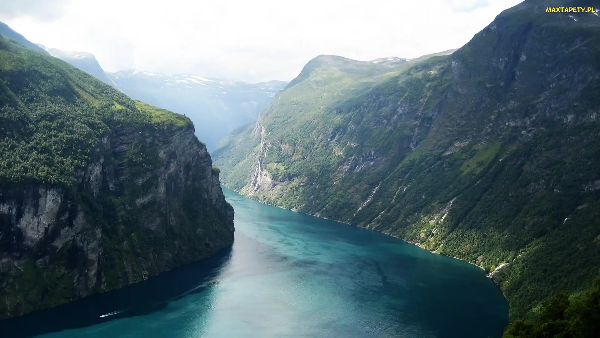 Fiord Geirangerfjorden, Góry, Norwegia