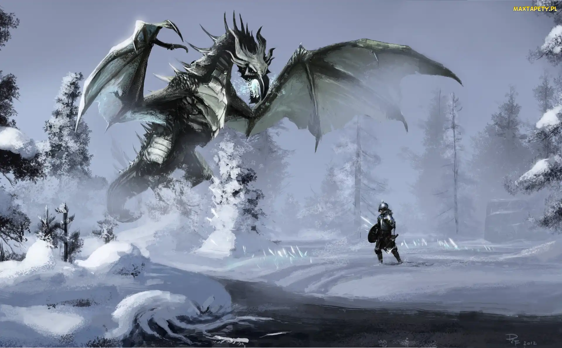 Zima, Smok, Skyrim