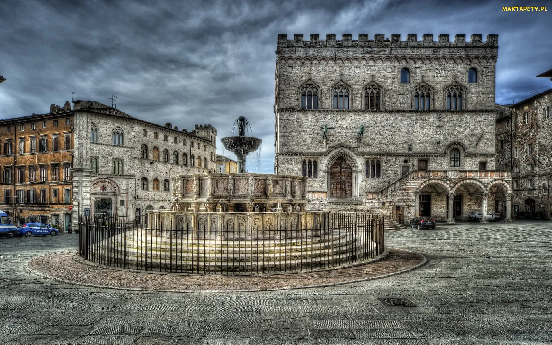 Maggiore, Fontana, Włochy, Perugia