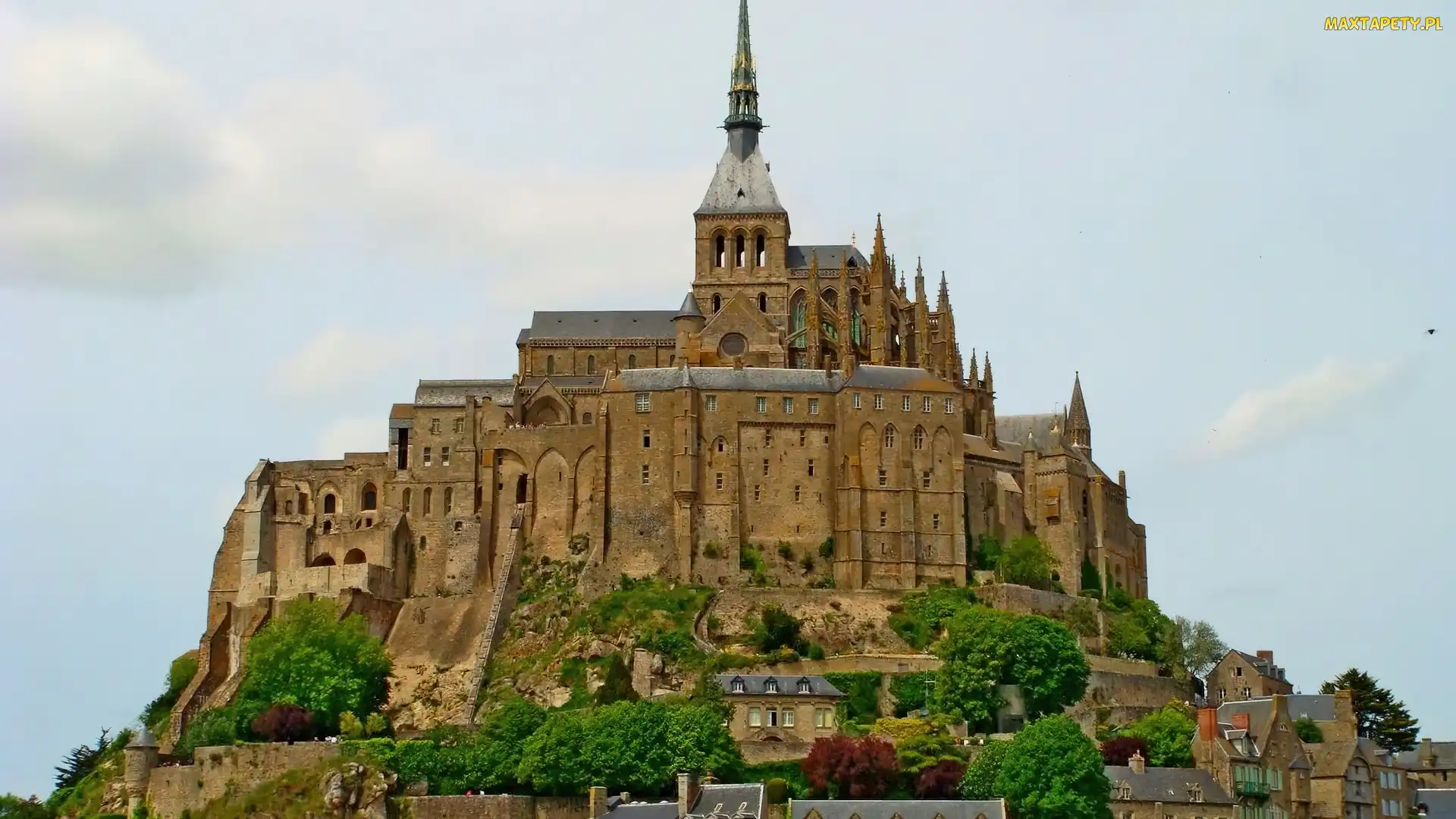 Opactwo św. Michała Archanioła, Wyspa Mont-Saint-Michel, Francja, Normandia