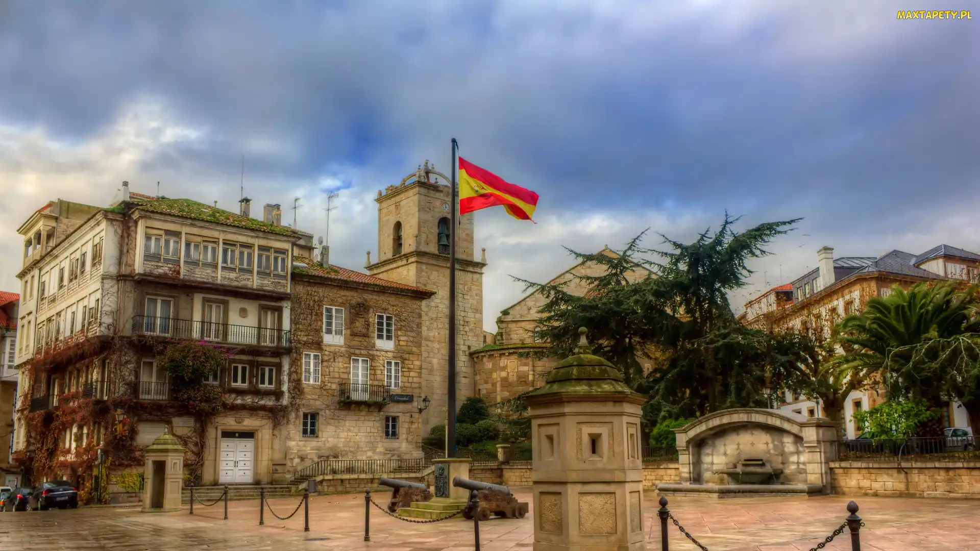 La Coruna, Armaty, Flaga, Miasto, Hiszpania