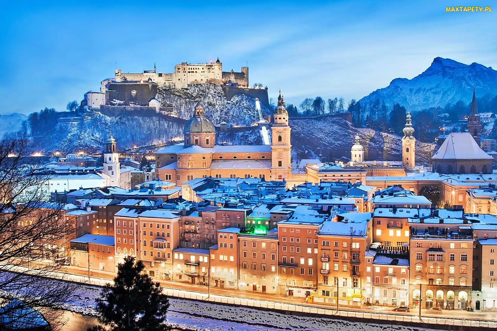 Twierdza, Austria, Zamek Hohensalzburg, Katedra św. Ruperta w Salzburgu, Hohensalzburg Castle, Salzburg