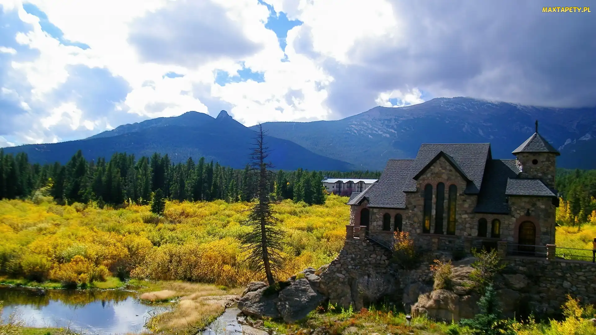 Colorado, Góry, Święta Katarzyna ze Sieny, Kościół na Skałce, Allenspark