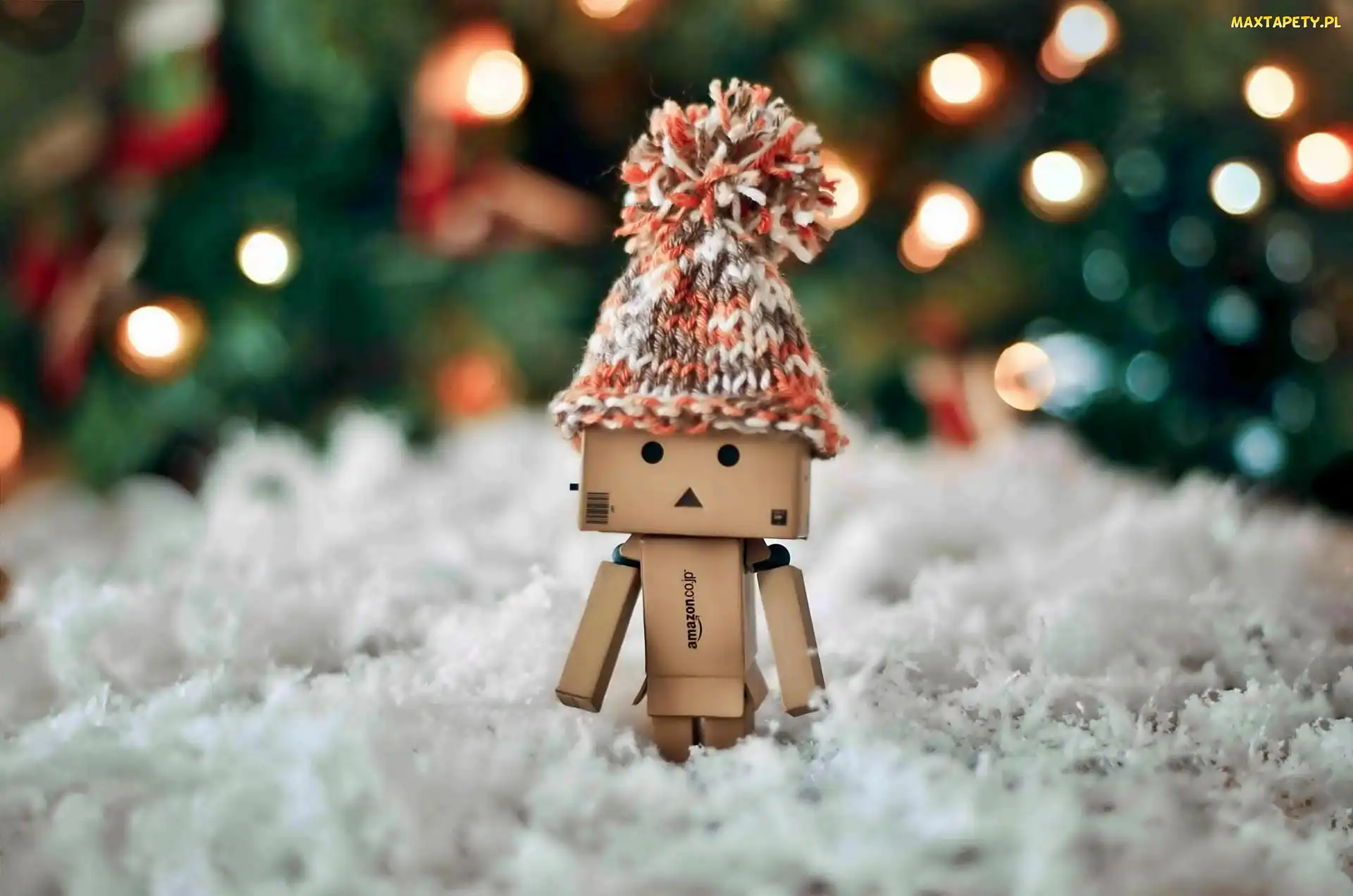 Danbo, Rozmycie, Światełka, Zima