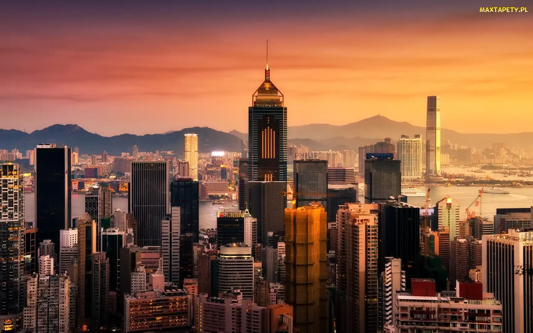 Miasto, Wieżowce, Hong Kong