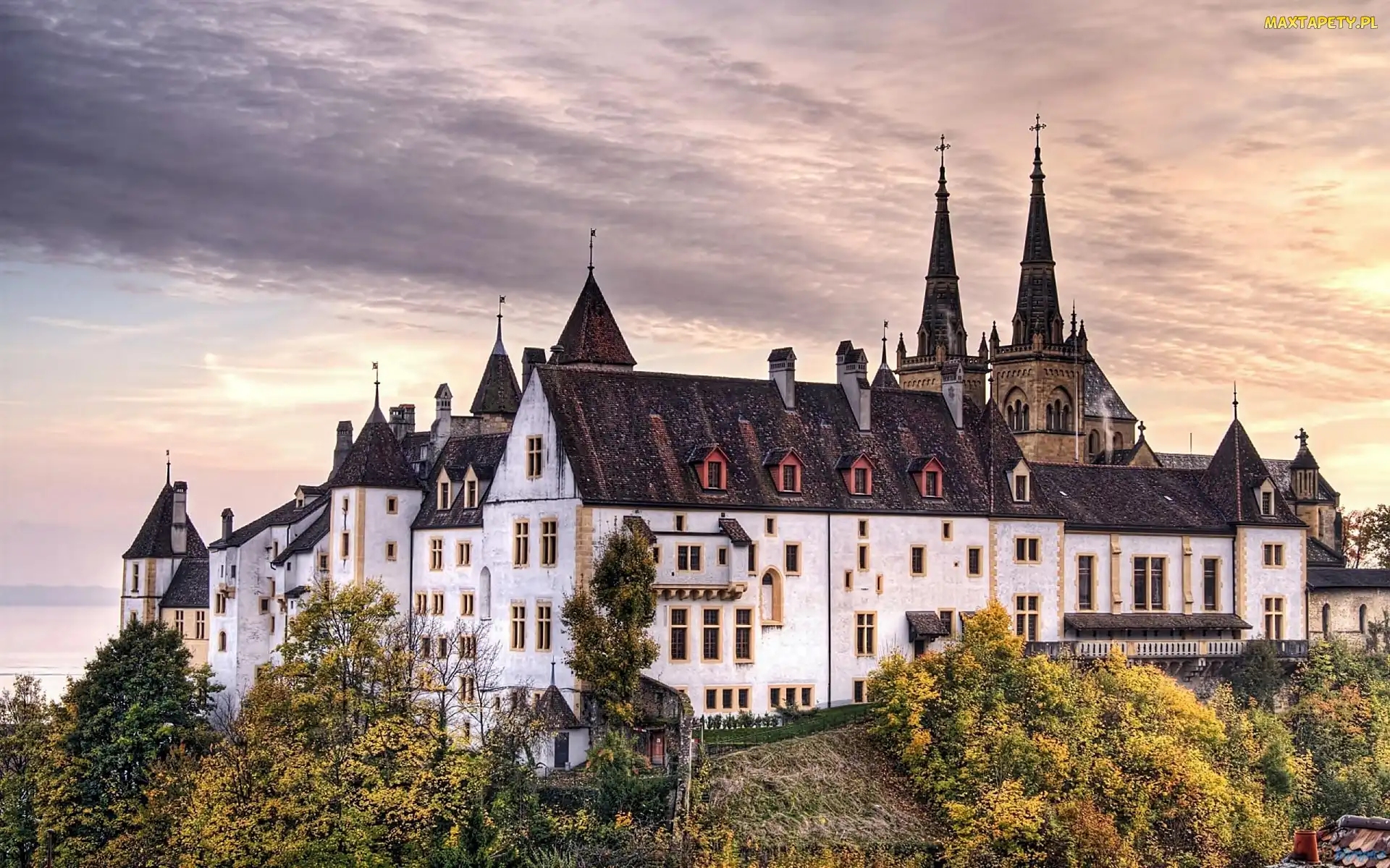 Kanton Neuchatel, Szwajcaria, Zamek w Neuchatel
