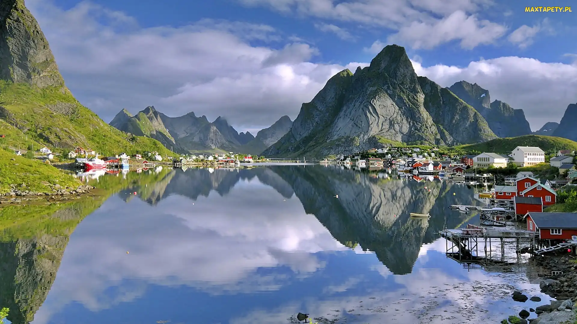 Reine, Morze, Lofoty, Góry