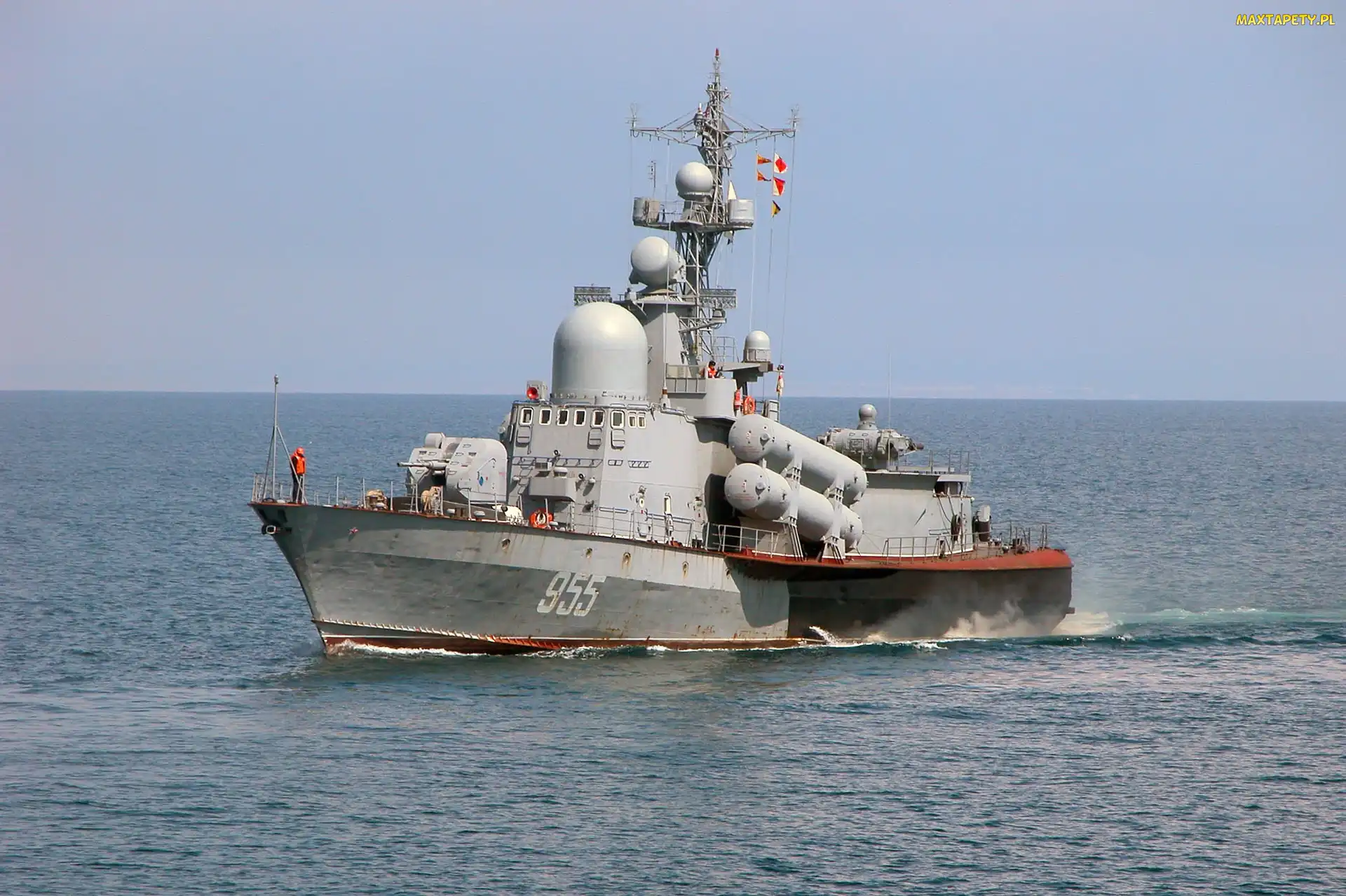 Wojskowy, Morze, Statek