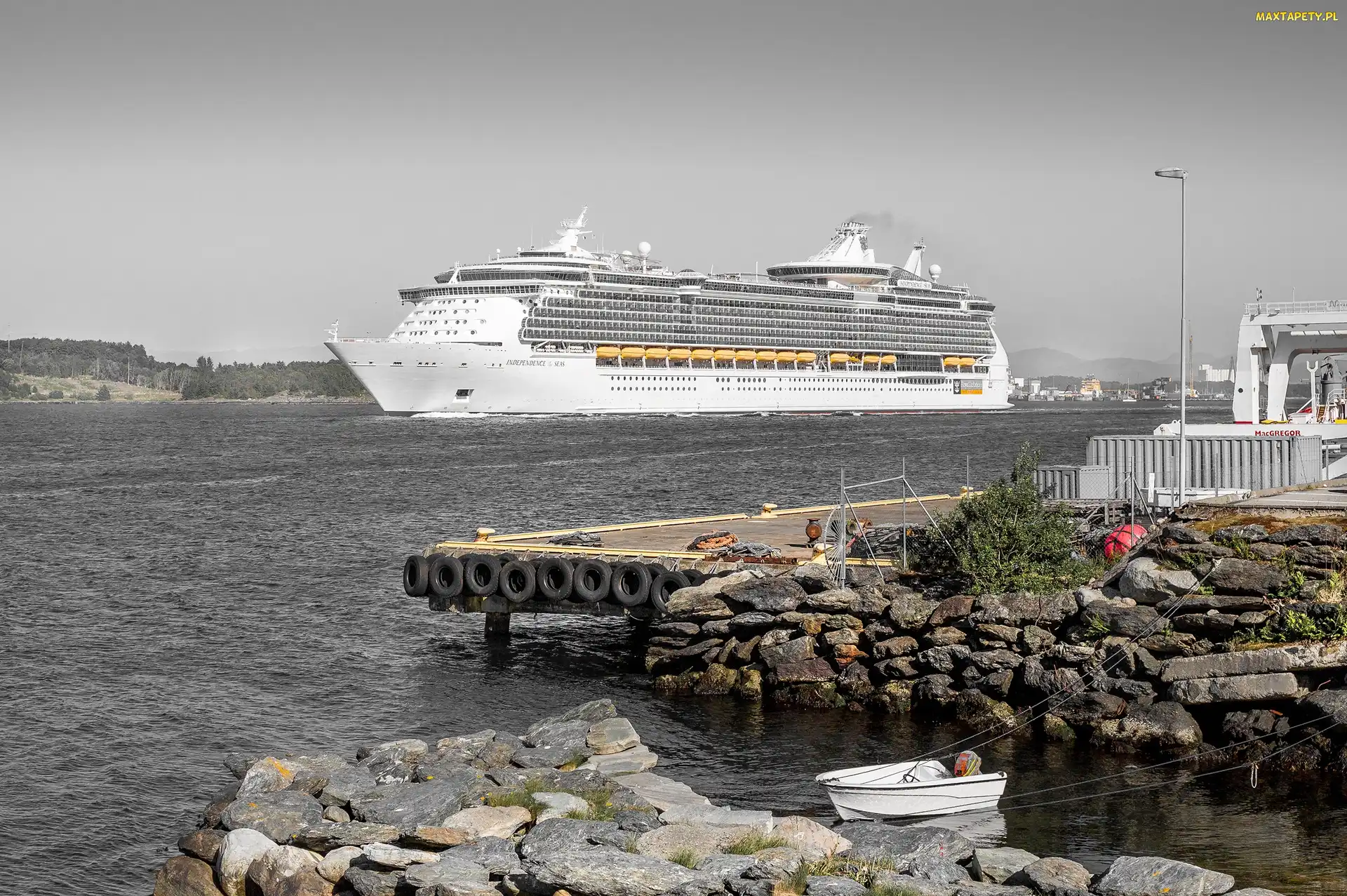 Port, Morze, Statek, Pasażerski