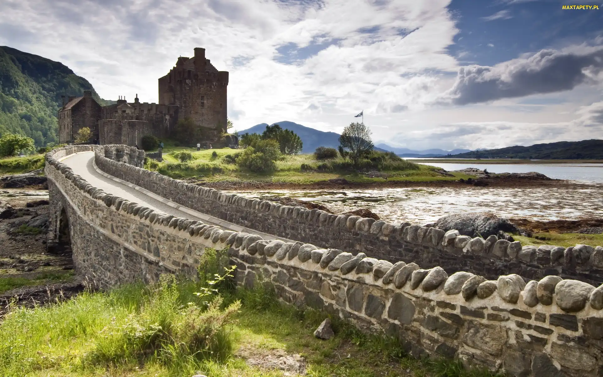 Wyspa Loch Duich, Most, Szkocja, Region Highland, Zamek Eilean Donan