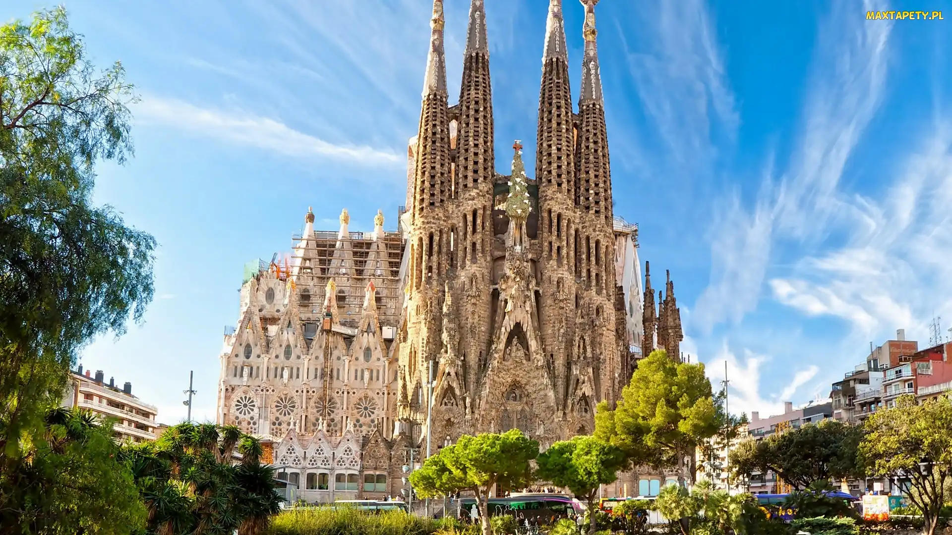Hiszpania, Sagrada Familia, Kościół, Świątynia Pokutna Świętej Rodziny, Barcelona