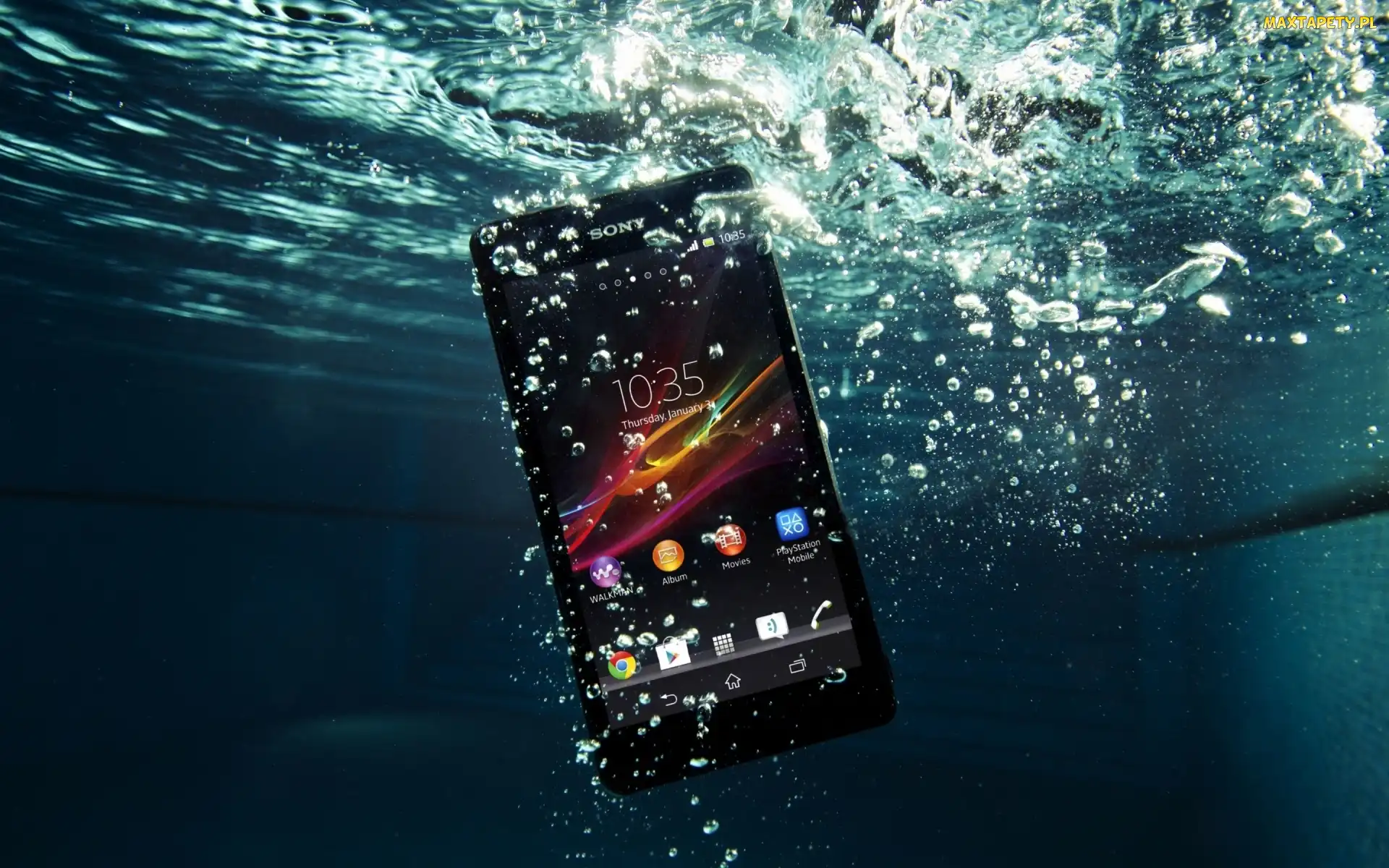 Woda, Sony Xperia ZR, Telefon, Komórkowy