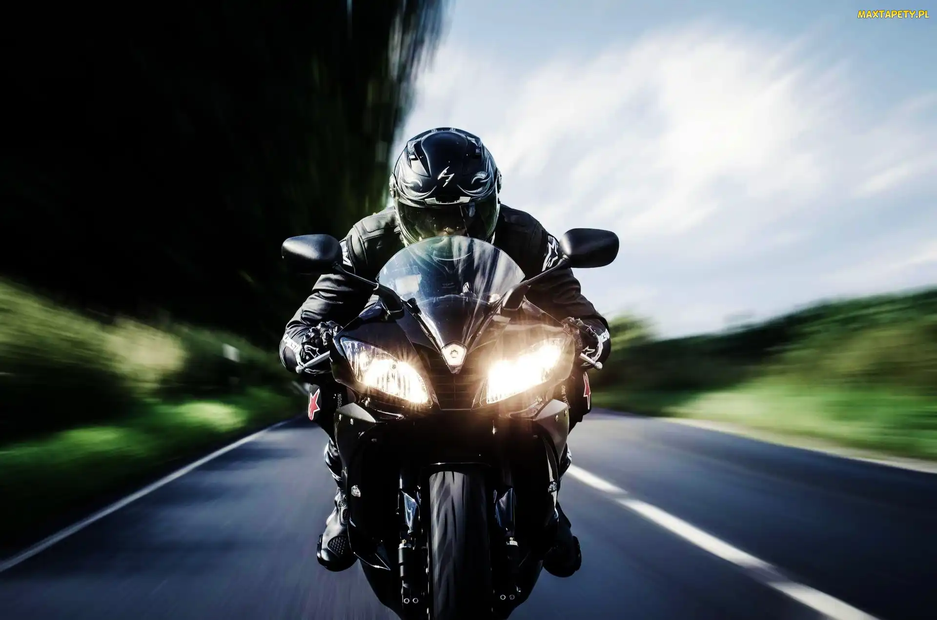 Motocykl, Droga, Motocyklista