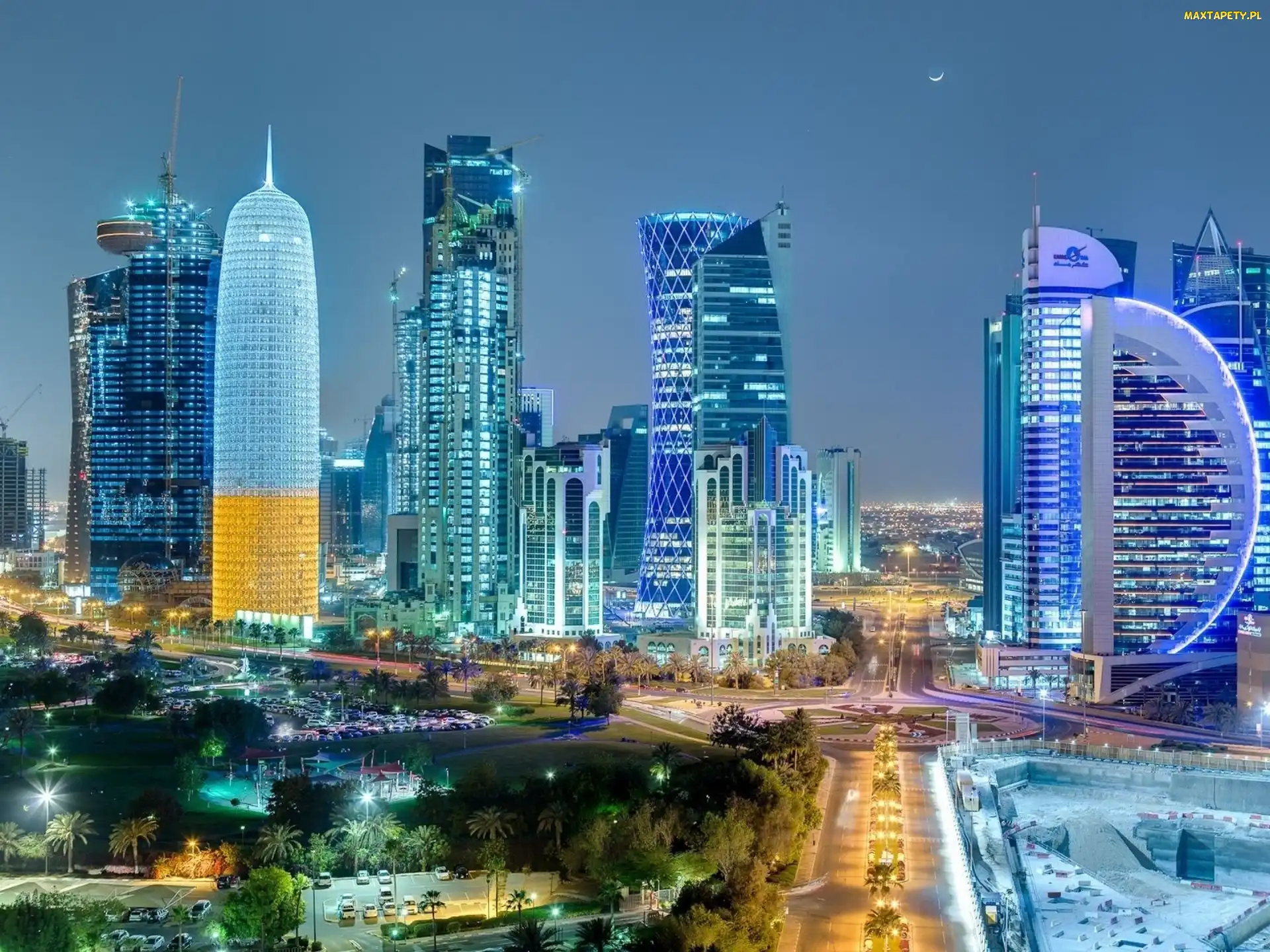 Katar, Drapacze Chmur, Miasto, Doha
