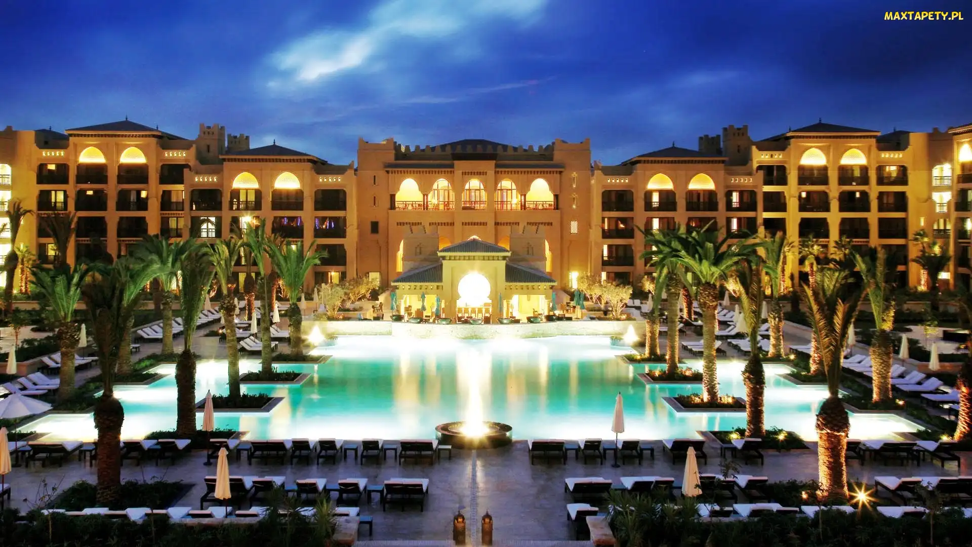 Maroko, Mazagan, Hotel, Basen