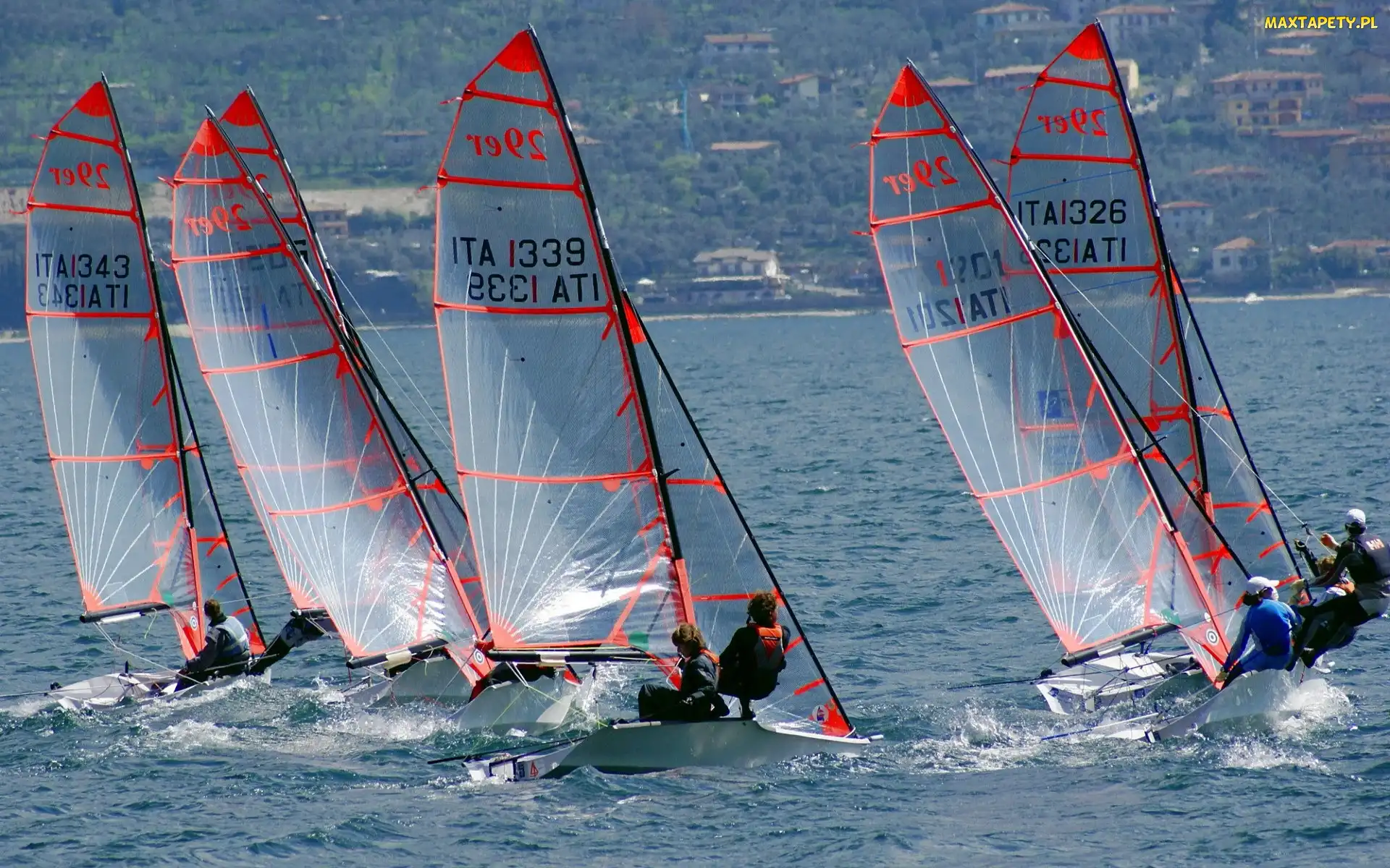 Zawodnicy, Windsurfing, Regaty
