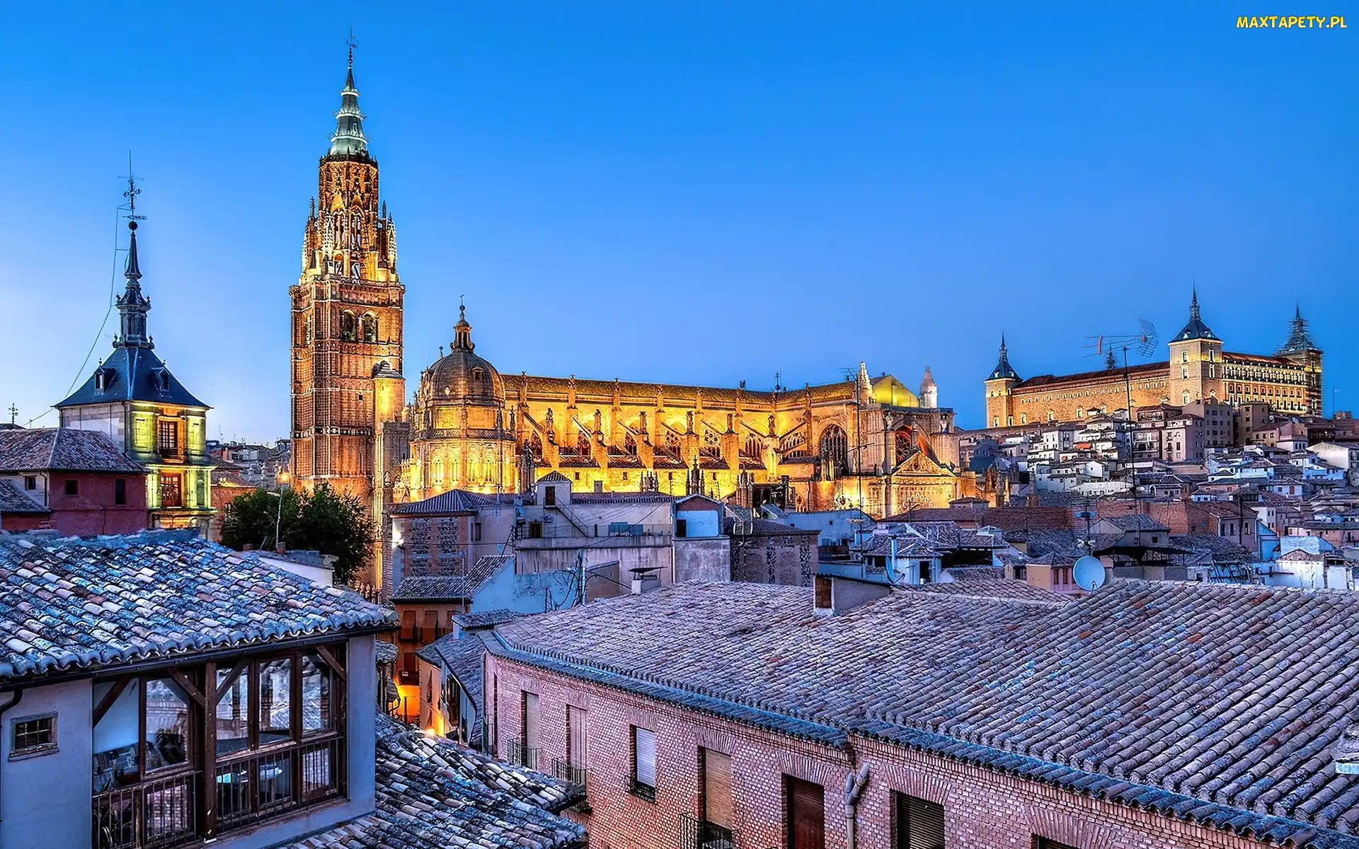 Domy, Kościół, Hiszpania, Toledo
