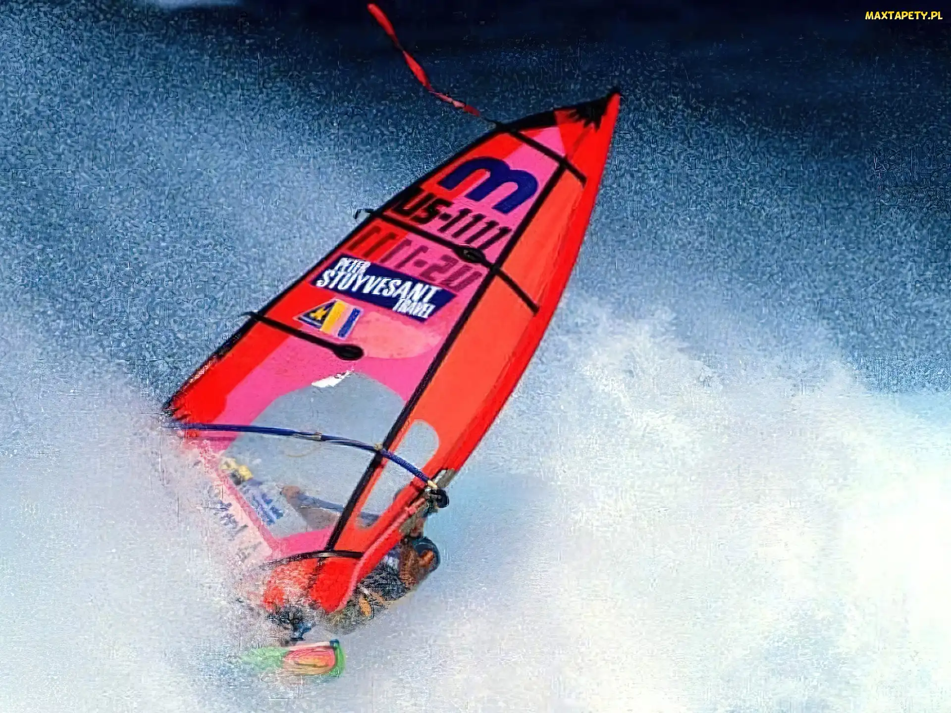 czerwony żagiel, Windsurfing