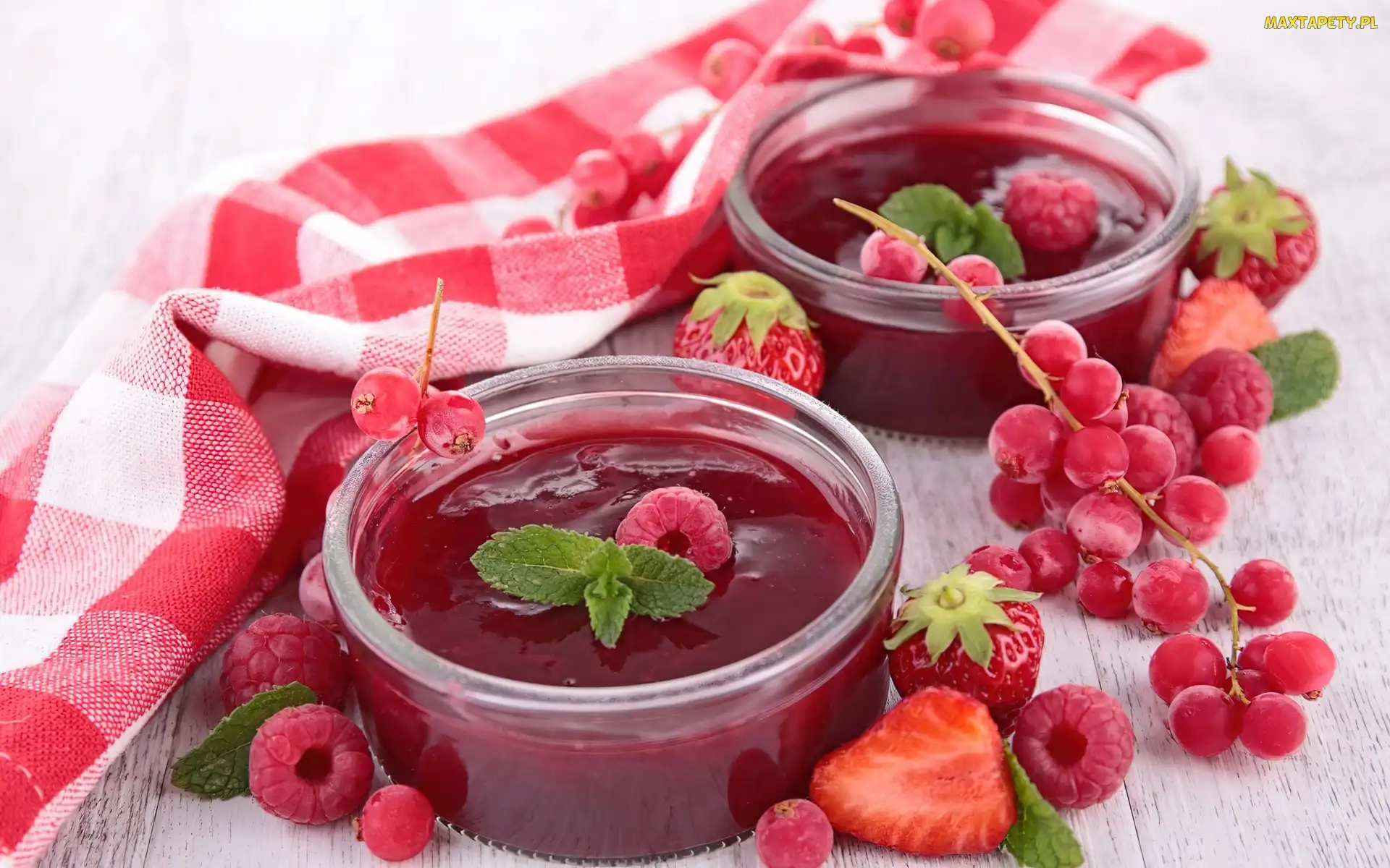 Dżem, Kompozycja, Owoce