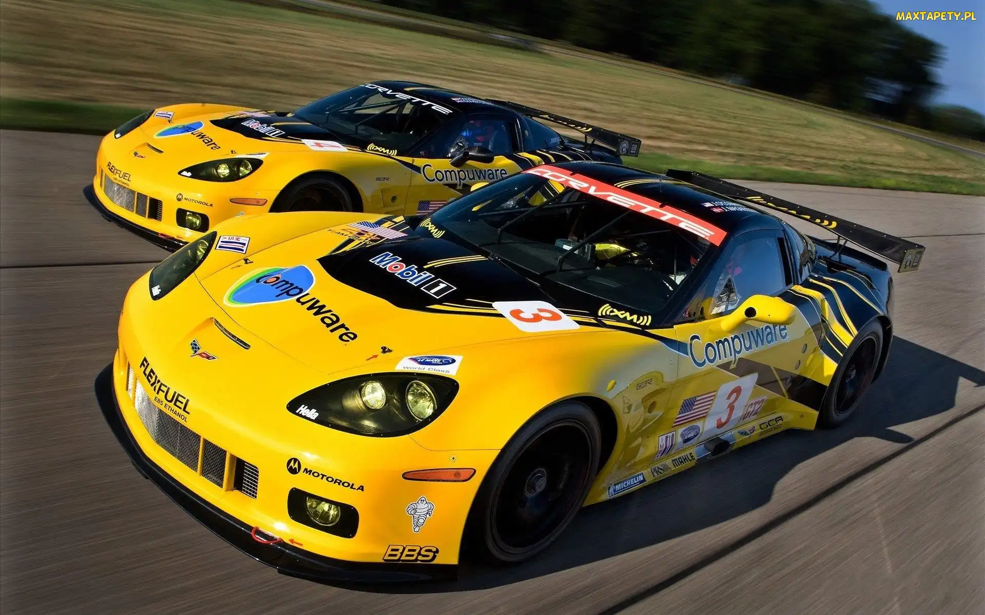 Droga, Corvette, Samochody, Chevrolet