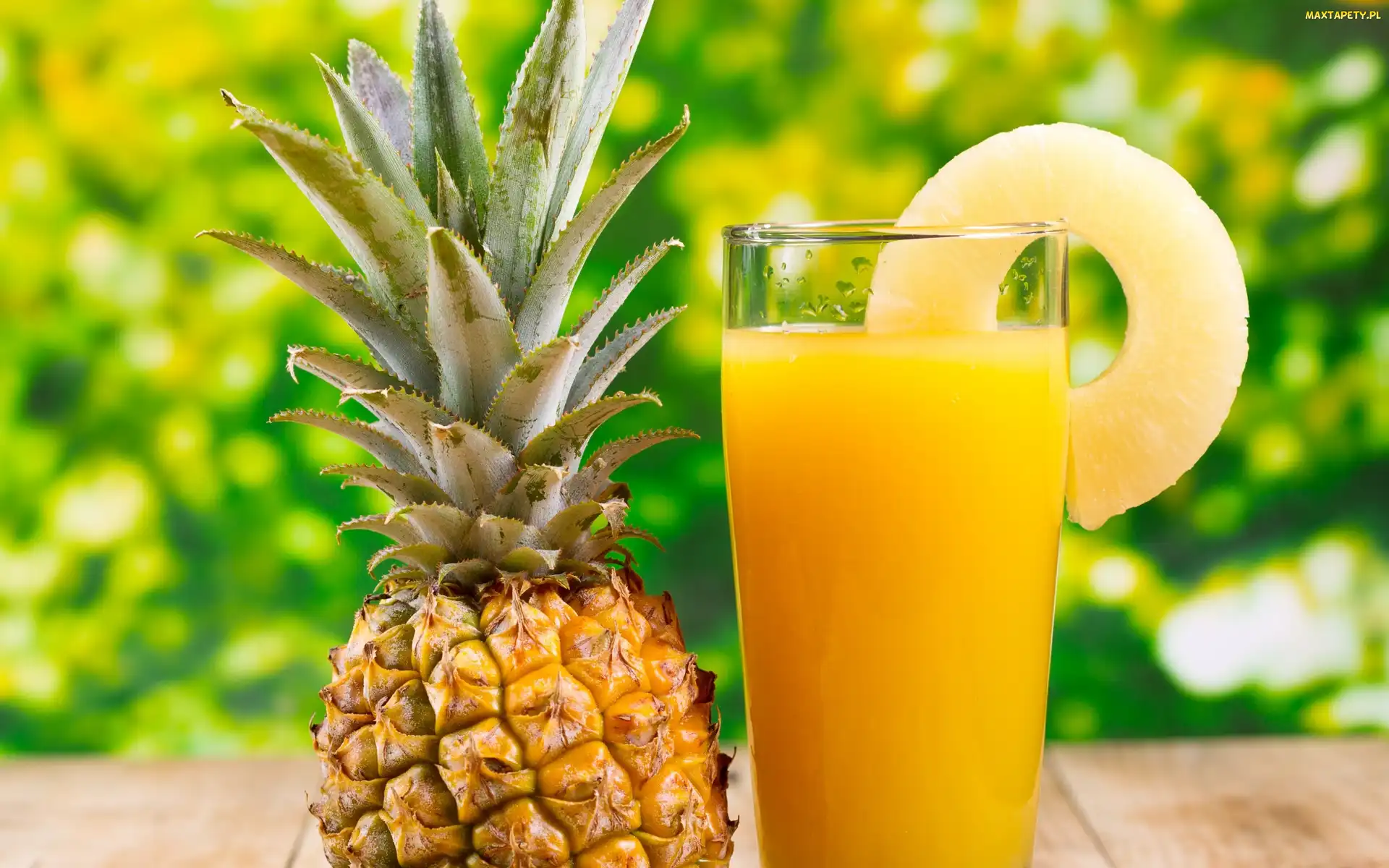 Ananas, Szklanka, Sok