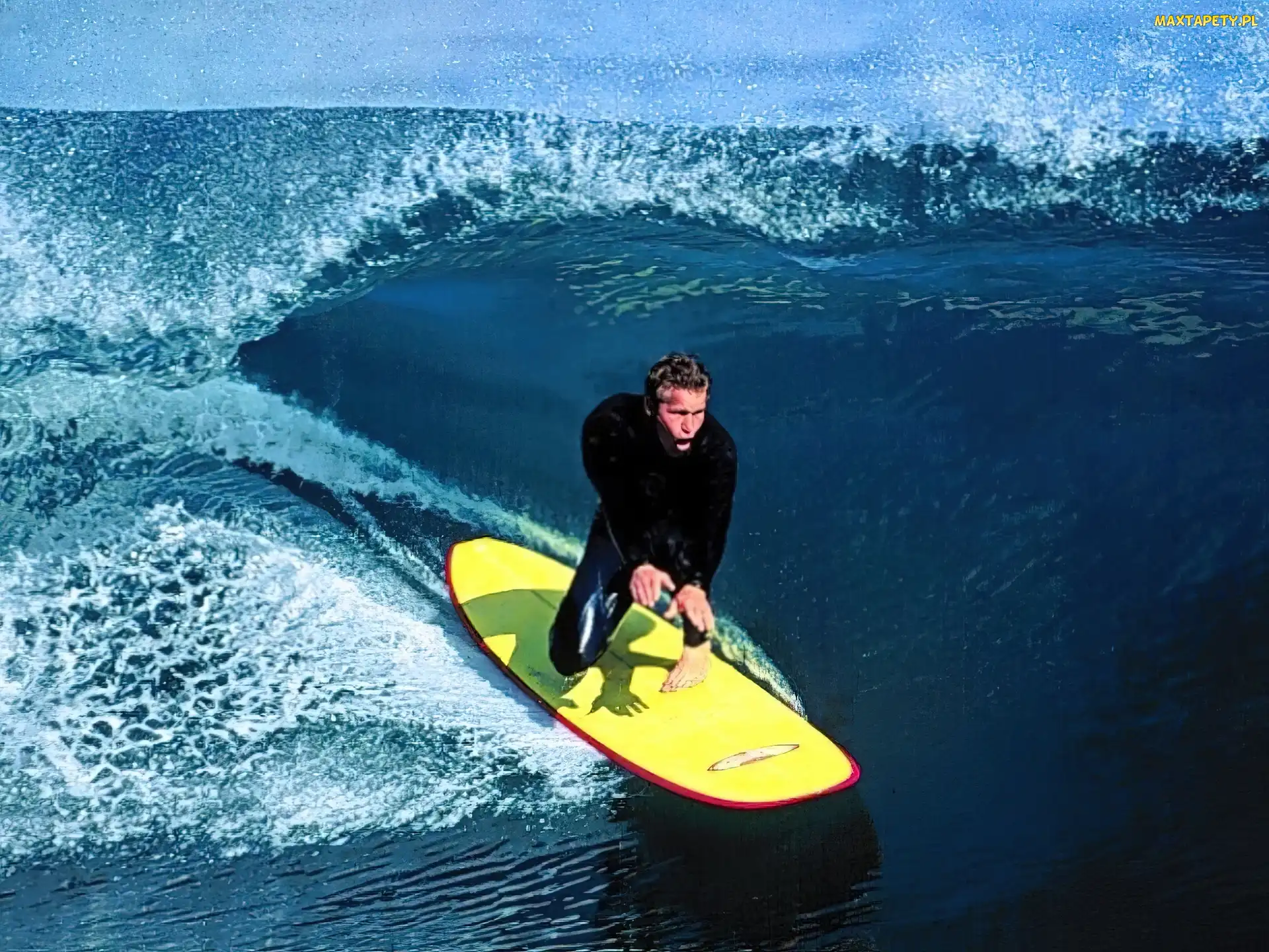 morze, fala , Windsurfing, deska