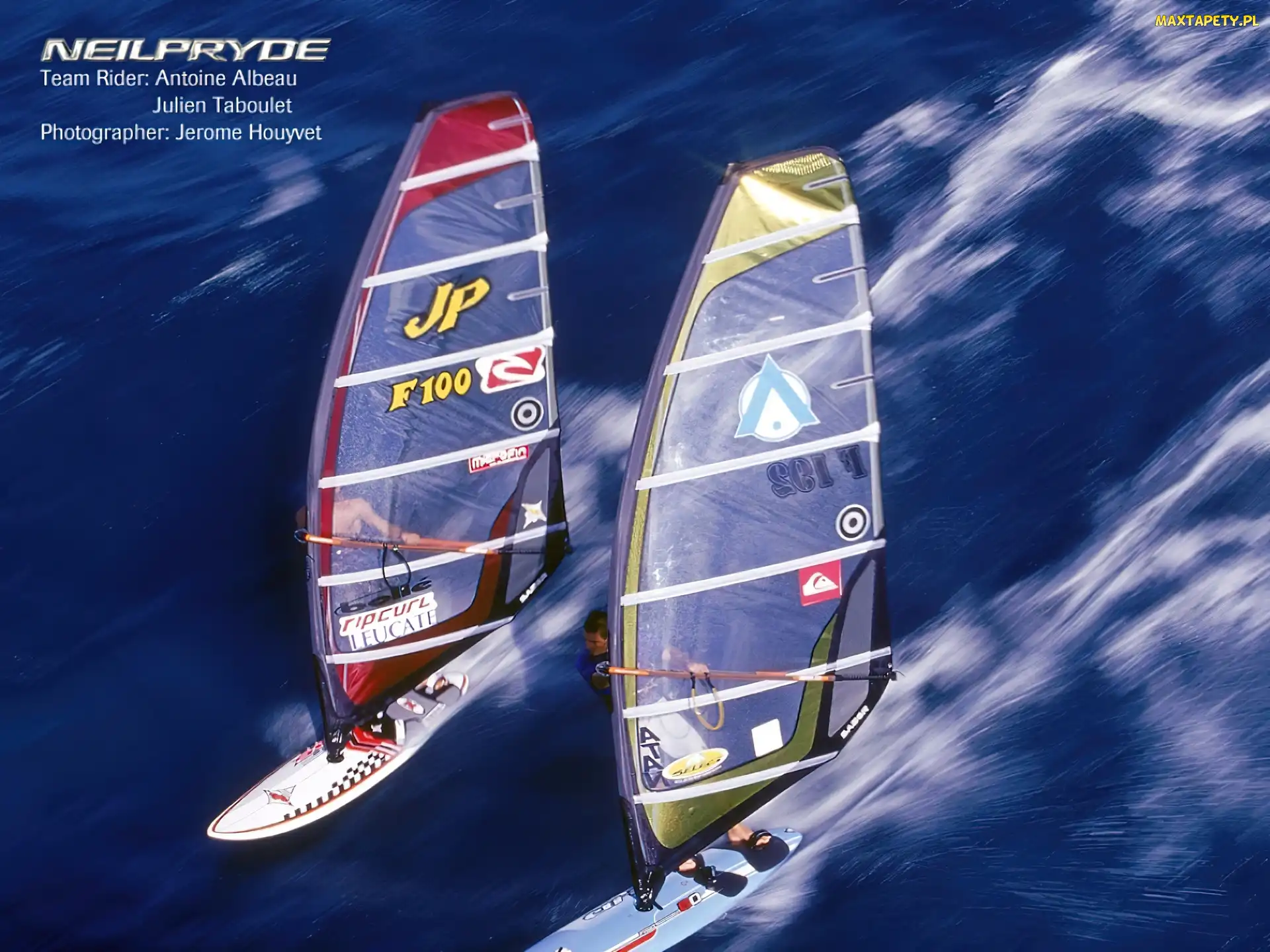 morze, żagiel, Windsurfing, deska