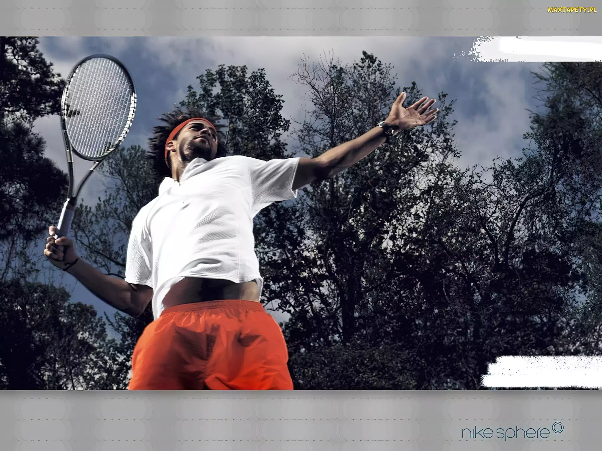 nike, rakieta, Tennis