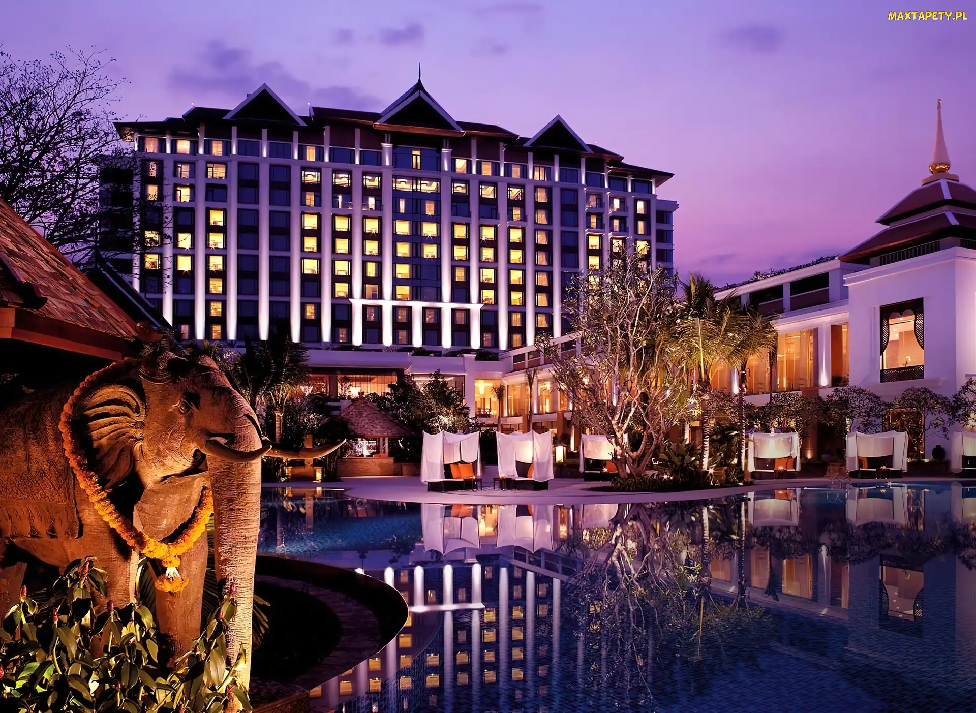 Tajlandia, Chiang Mai, Basen, Hotel