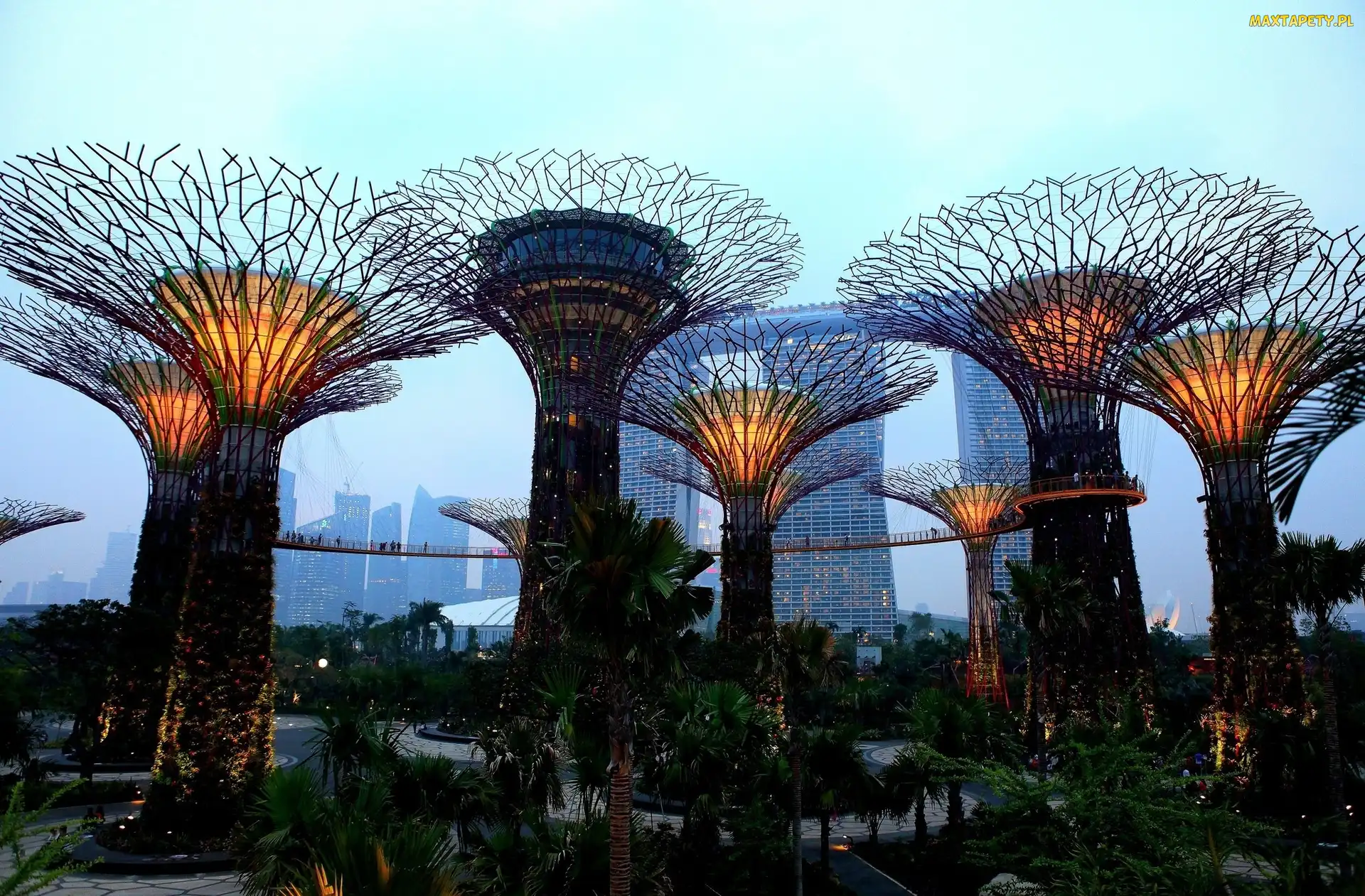 Singapur, Marina Bay Sands, Ogród, Hotel