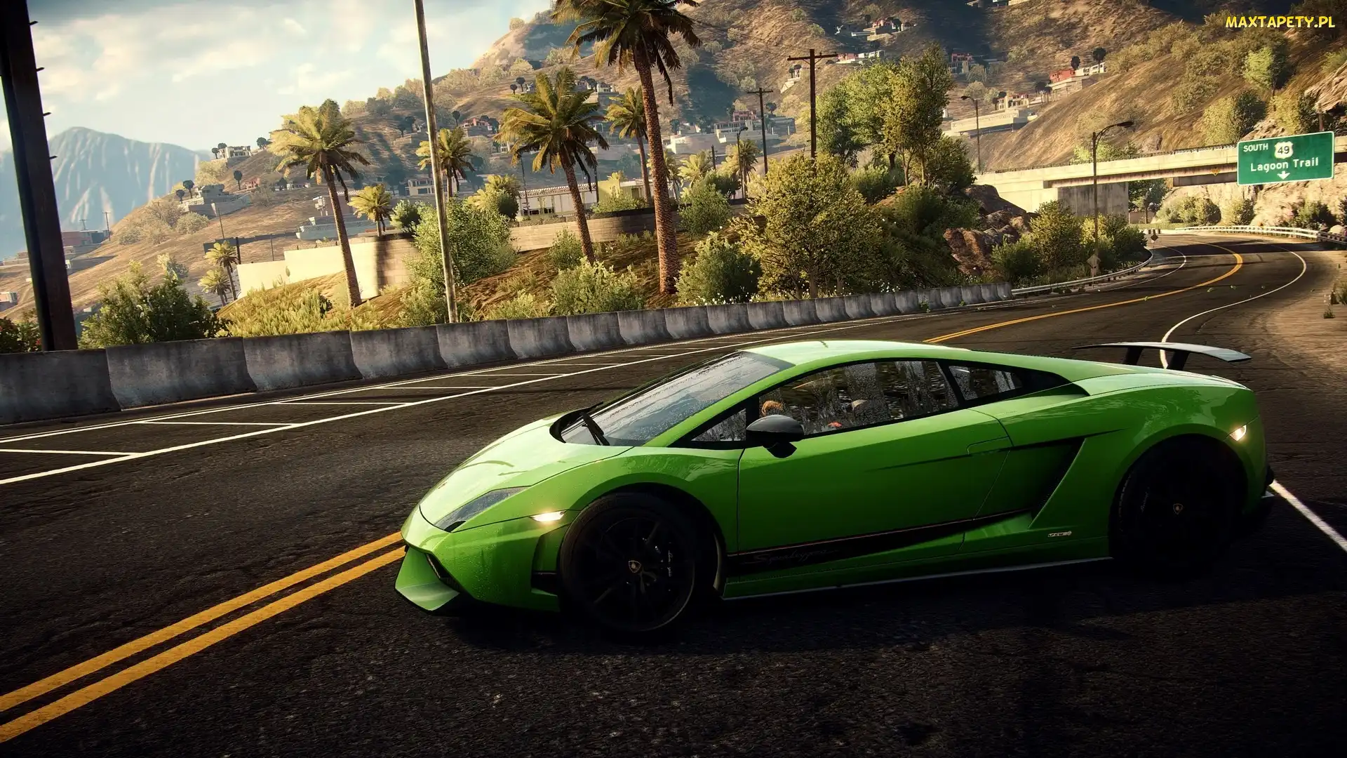 Droga, Lamborghini
, Zielone