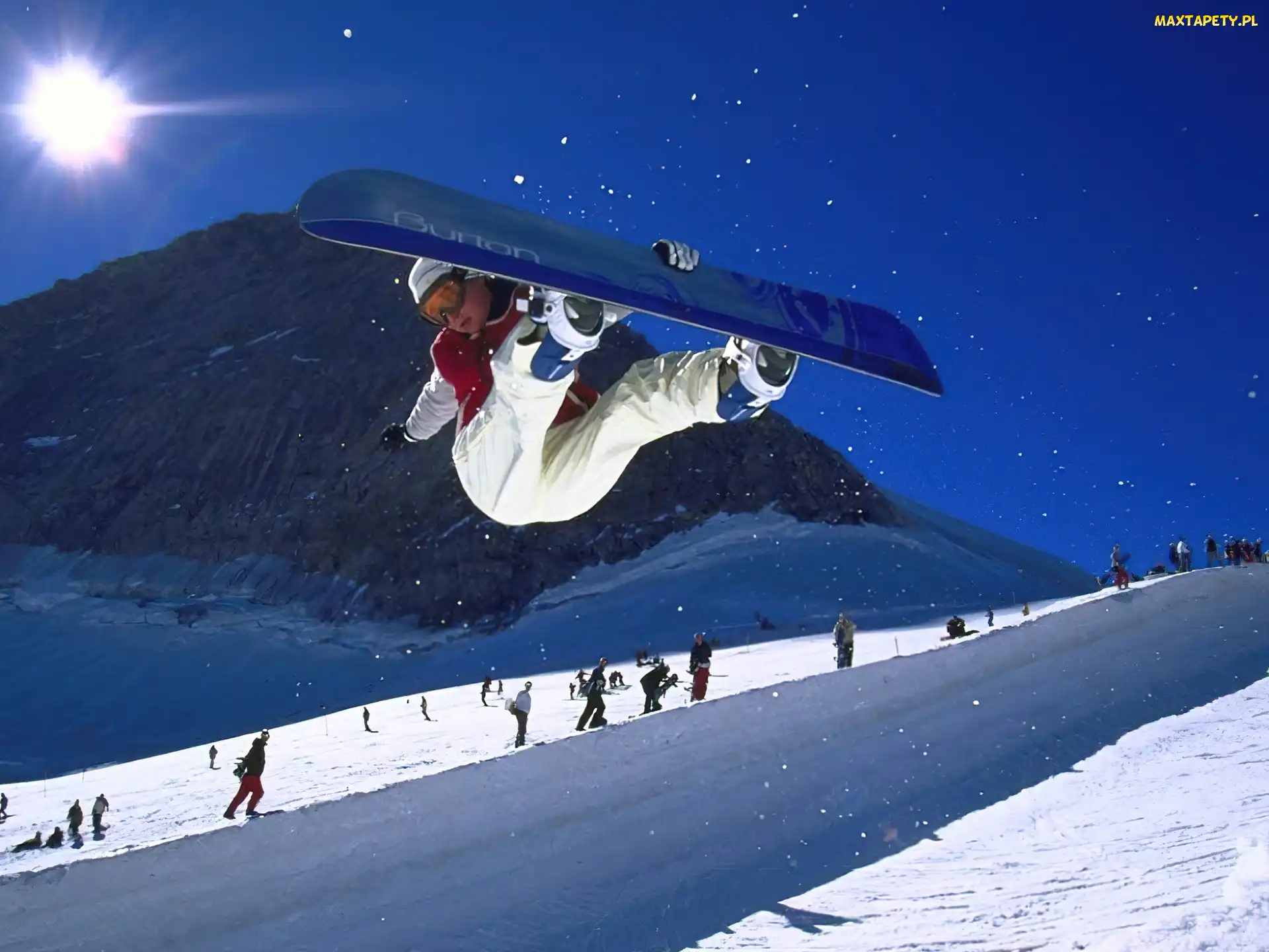 snowboardzistka, śnieg, Snowbording, deska