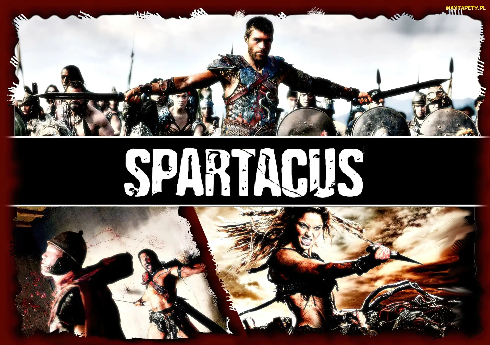 Spartacus, Walka, Crixus, Saxa, Serial