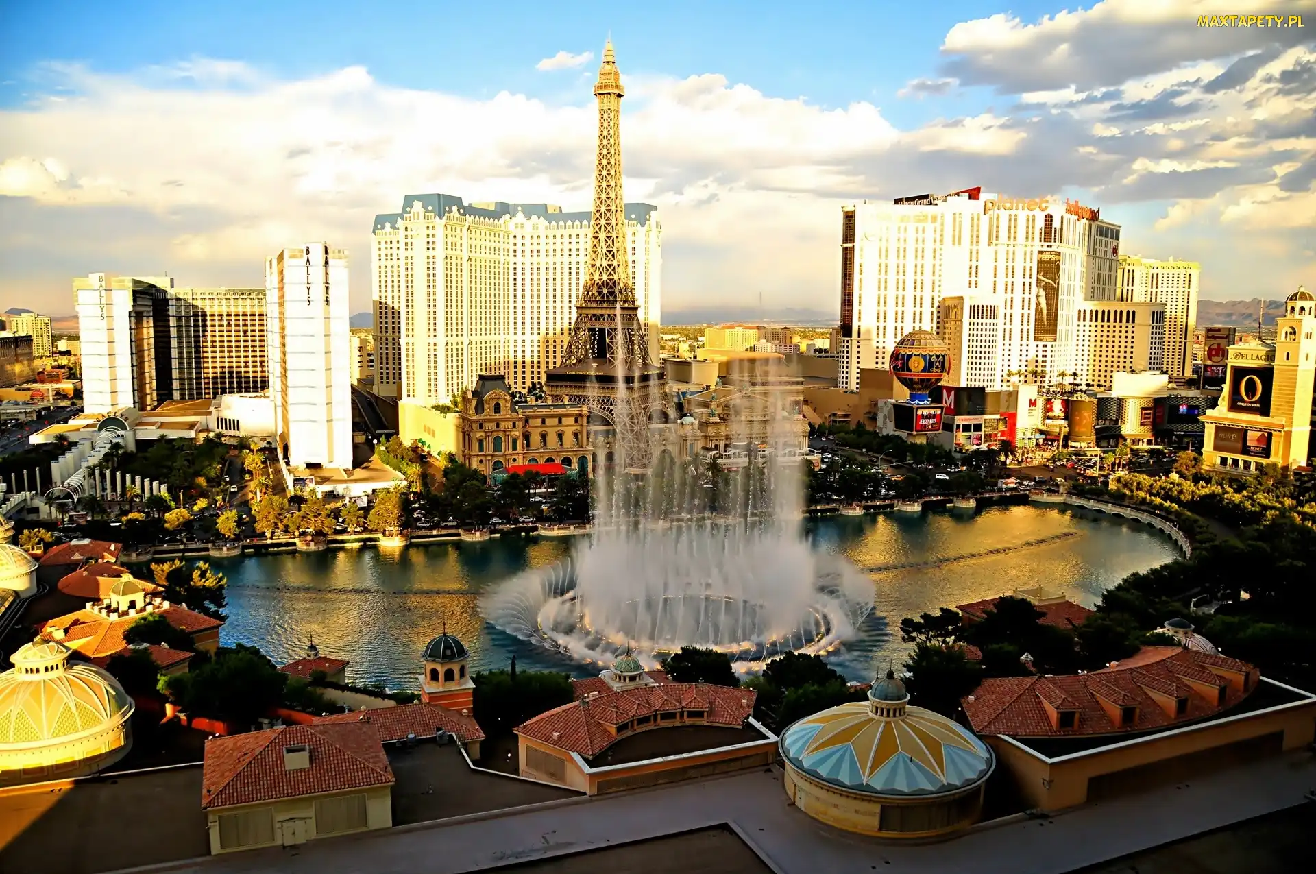 Las Vegas, Fontanna, Miasta, Panorama