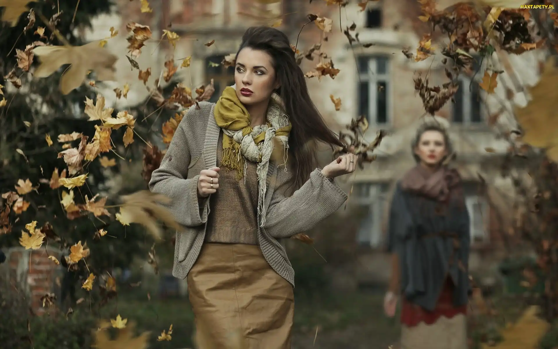Jesień, Styl, Moda, Modelki