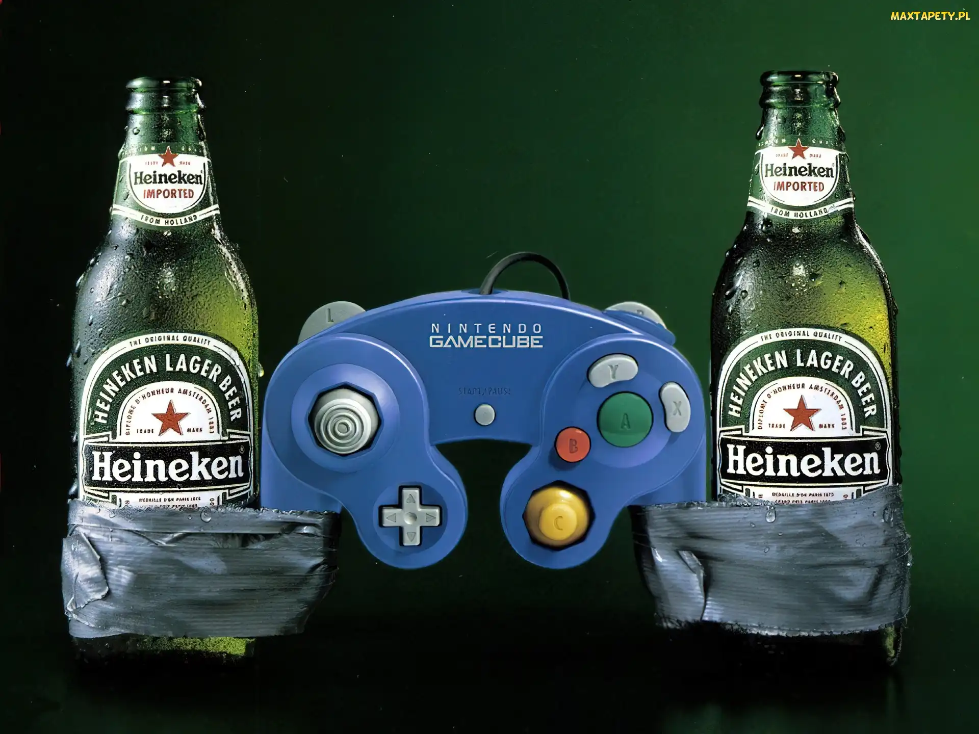 Heineken, joystick, Piwo