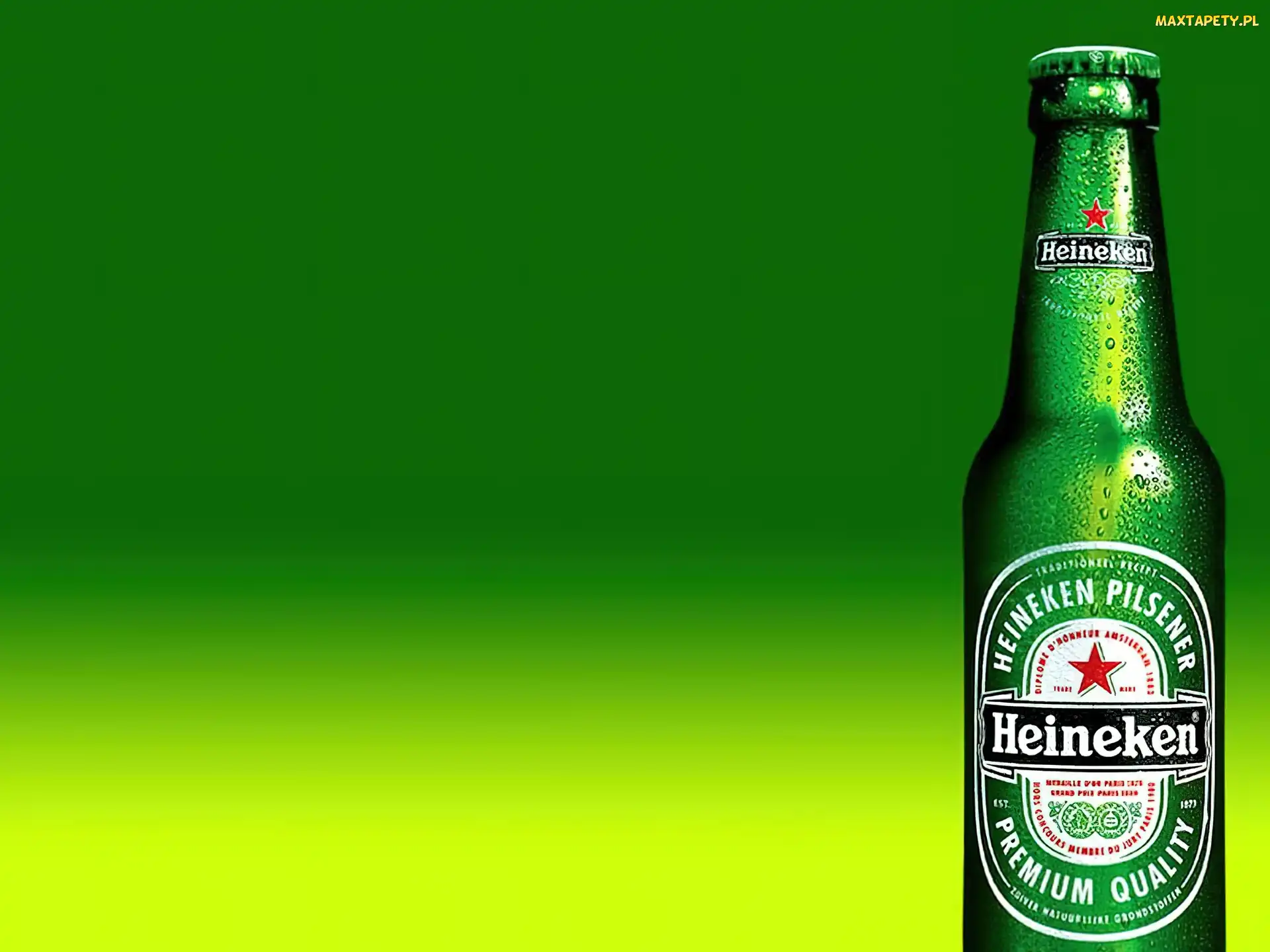 Heineken, butelka, Piwo