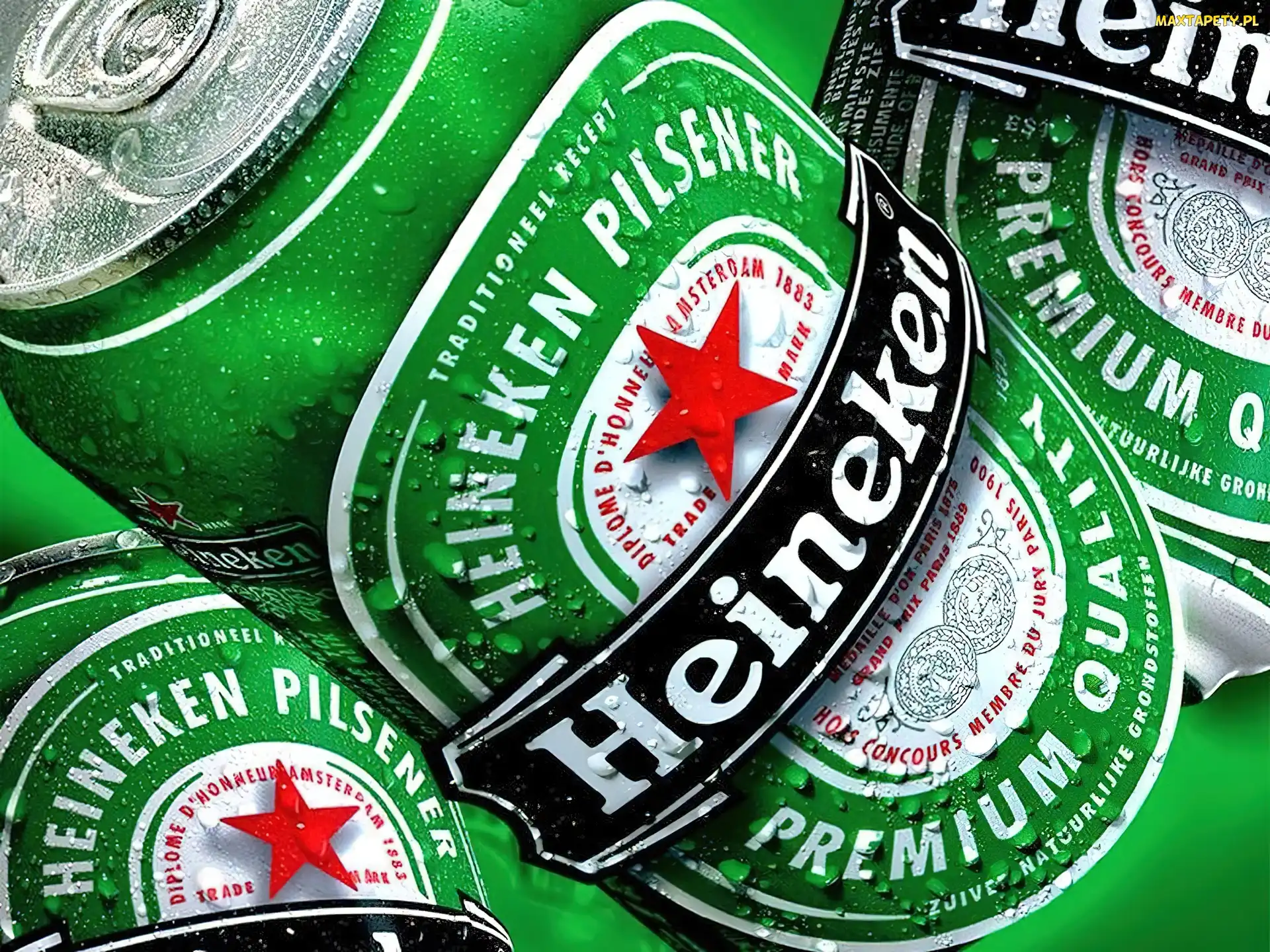 Heineken, puszki, Piwo